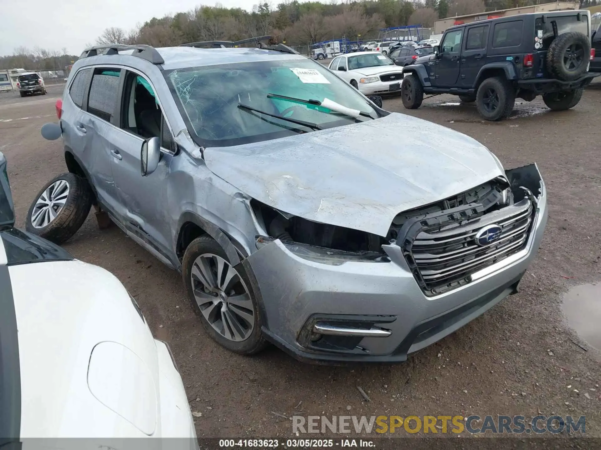 1 Photograph of a damaged car 4S4WMAMD6K3439816 SUBARU ASCENT 2019