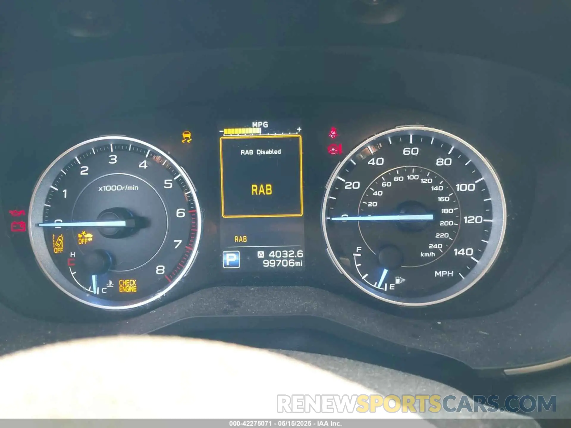 7 Photograph of a damaged car 4S4WMAMD6K3473223 SUBARU ASCENT 2019