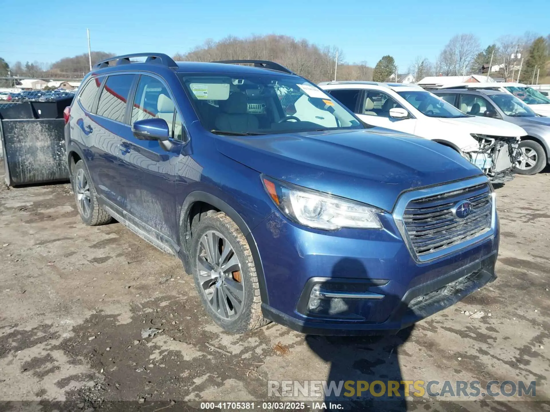 1 Photograph of a damaged car 4S4WMAMD7K3456043 SUBARU ASCENT 2019