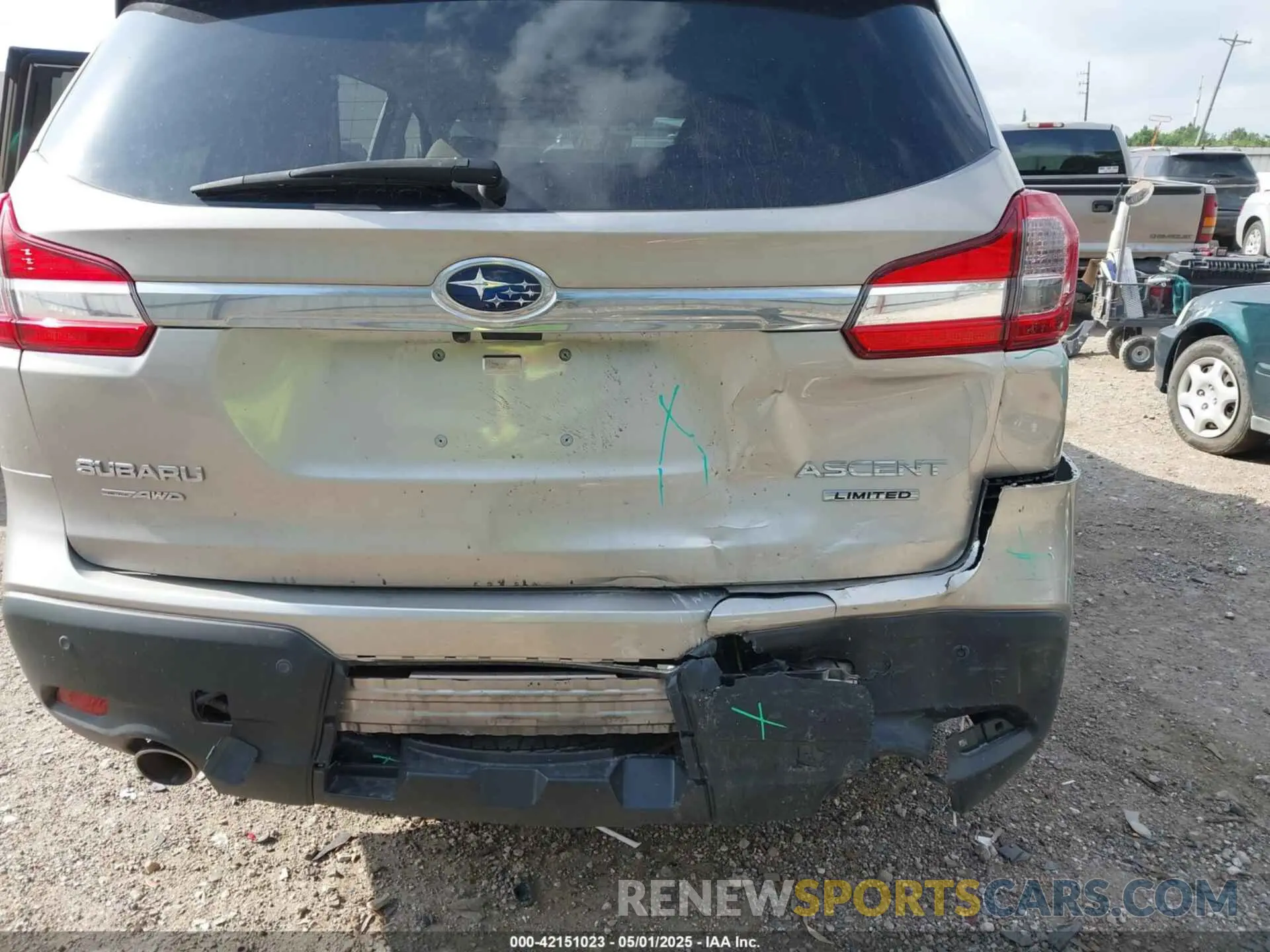 6 Photograph of a damaged car 4S4WMAMD8K3459159 SUBARU ASCENT 2019