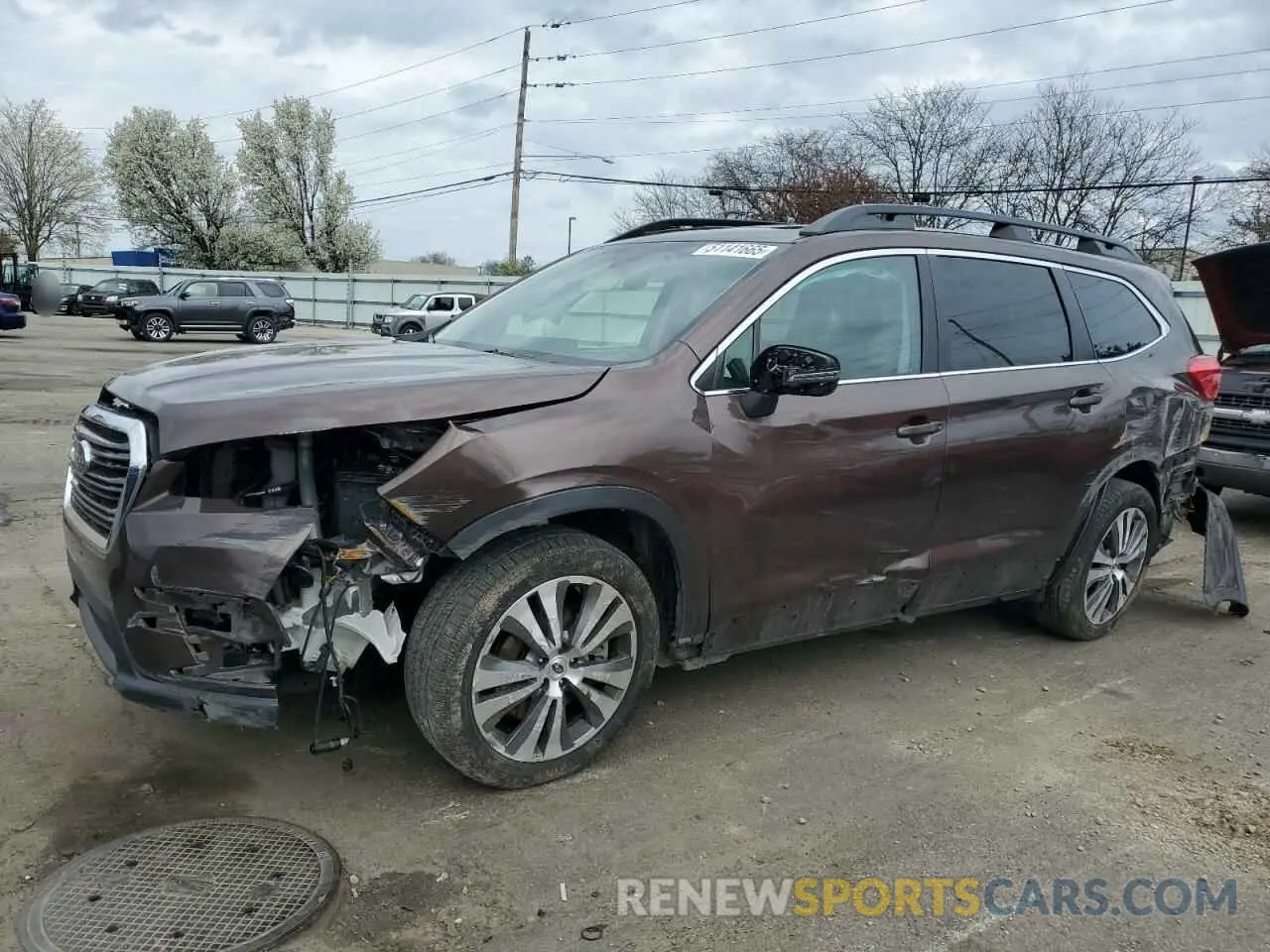 1 Photograph of a damaged car 4S4WMAPD1K3428749 SUBARU ASCENT 2019