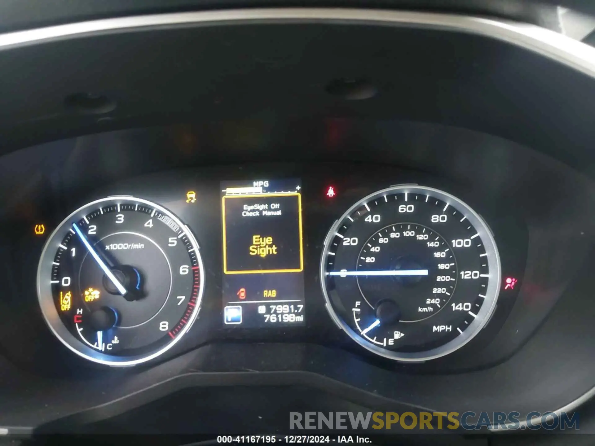 7 Photograph of a damaged car 4S4WMAPD2K3483369 SUBARU ASCENT 2019