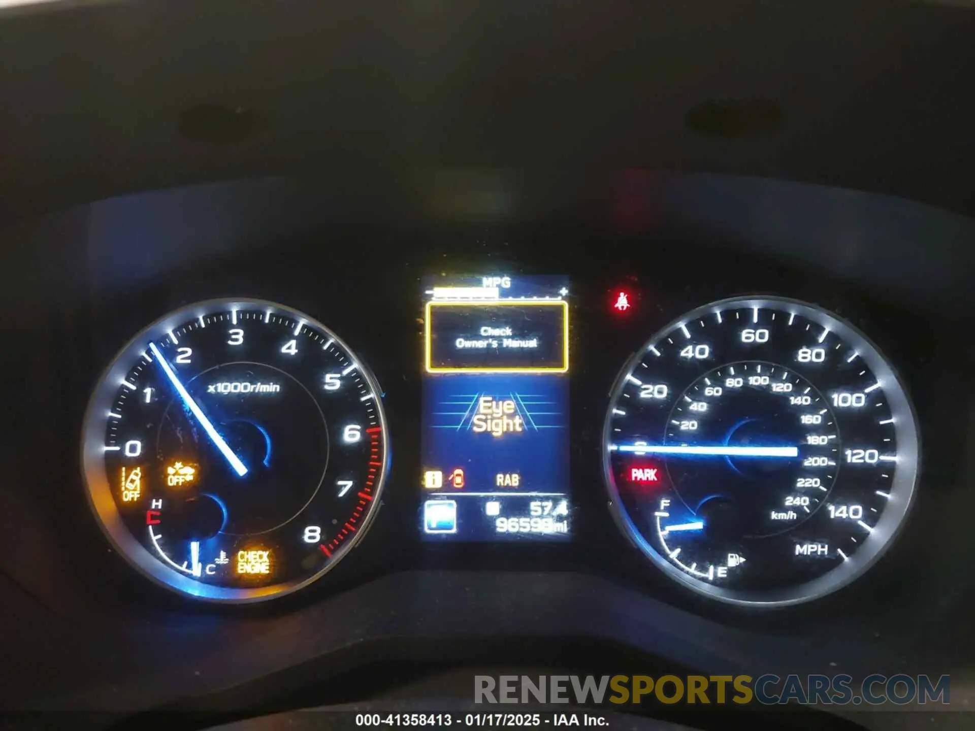 7 Photograph of a damaged car 4S4WMAPD4K3428809 SUBARU ASCENT 2019