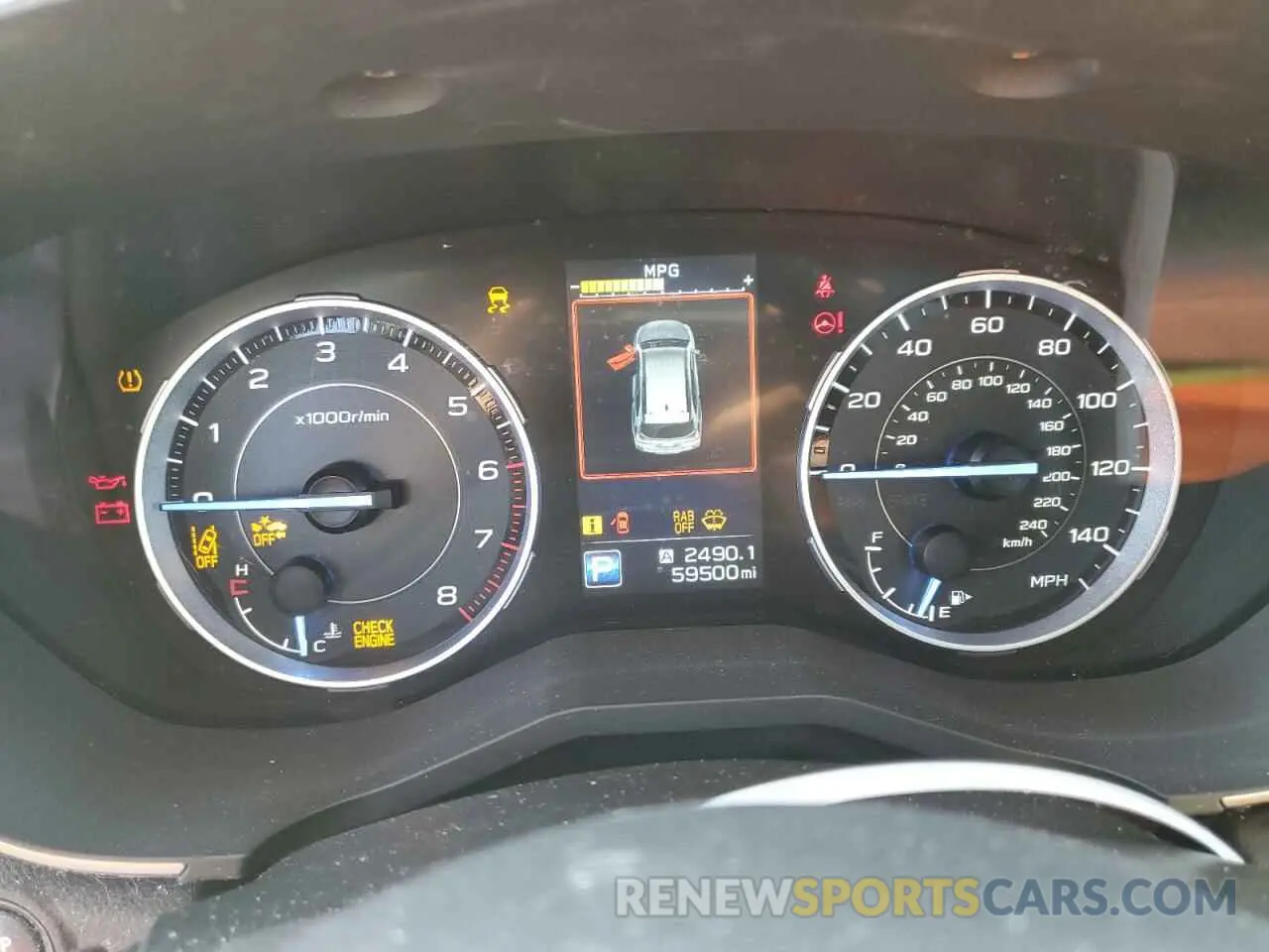 9 Photograph of a damaged car 4S4WMAPD4K3489612 SUBARU ASCENT 2019