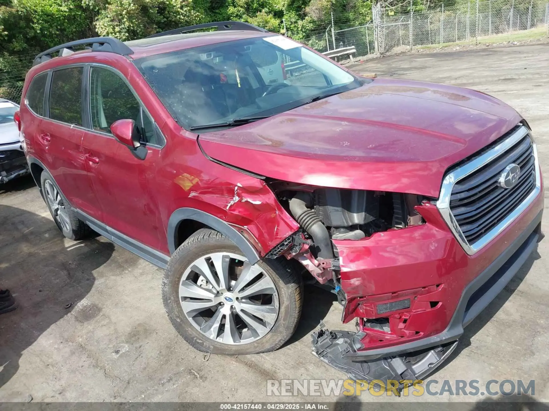 1 Photograph of a damaged car 4S4WMAPDXK3429107 SUBARU ASCENT 2019