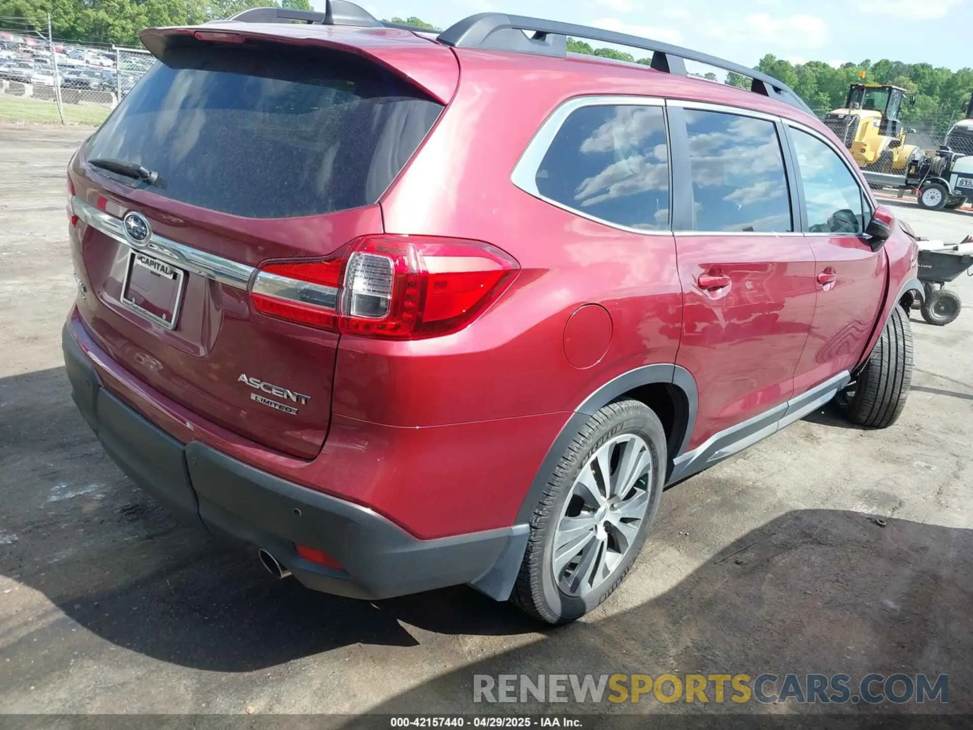 4 Photograph of a damaged car 4S4WMAPDXK3429107 SUBARU ASCENT 2019