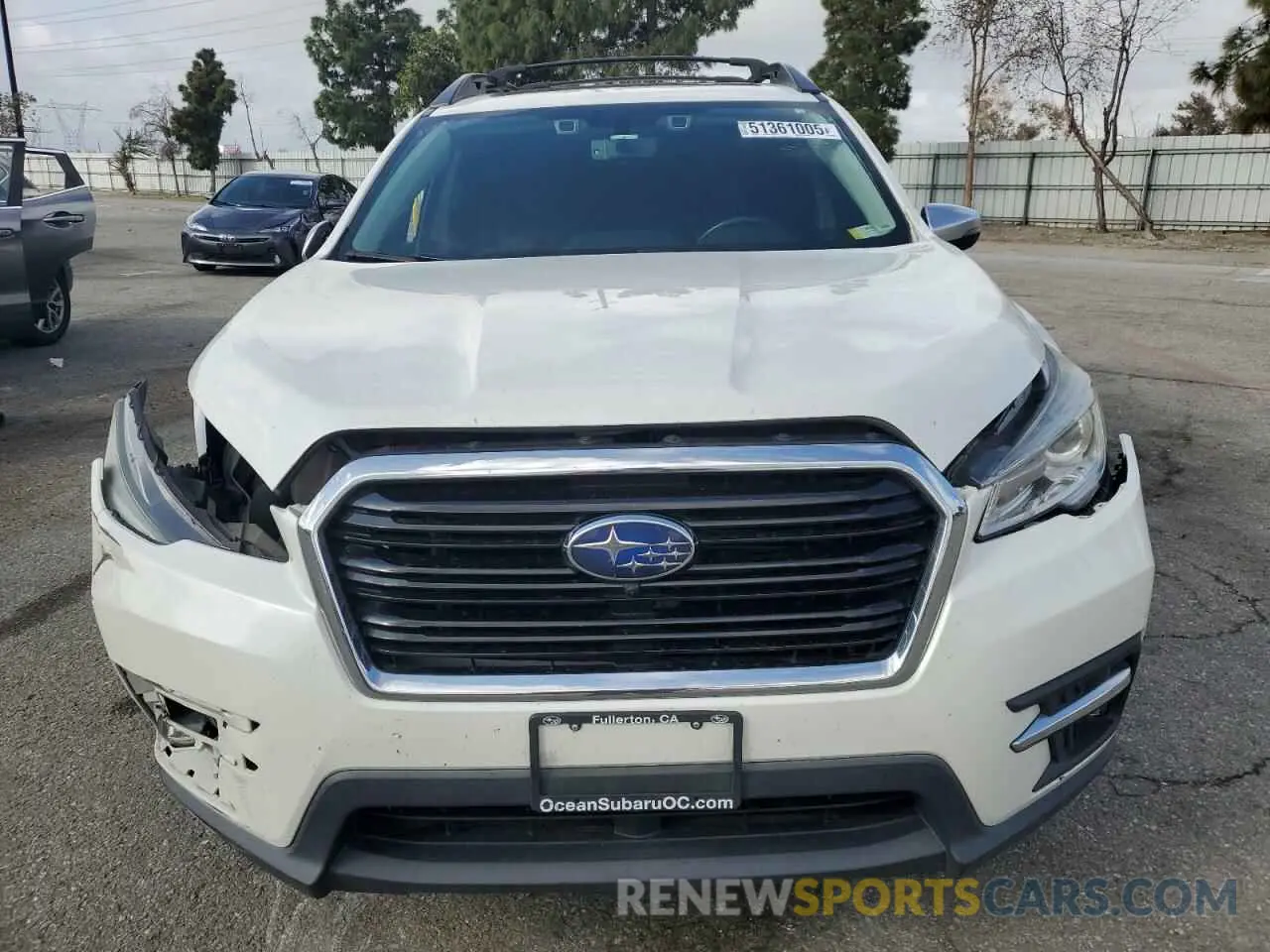5 Photograph of a damaged car 4S4WMARD0K3449072 SUBARU ASCENT 2019