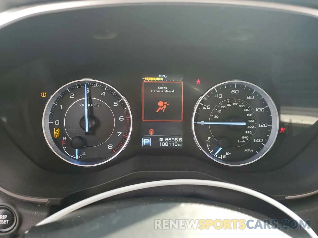 9 Photograph of a damaged car 4S4WMARD0K3449072 SUBARU ASCENT 2019