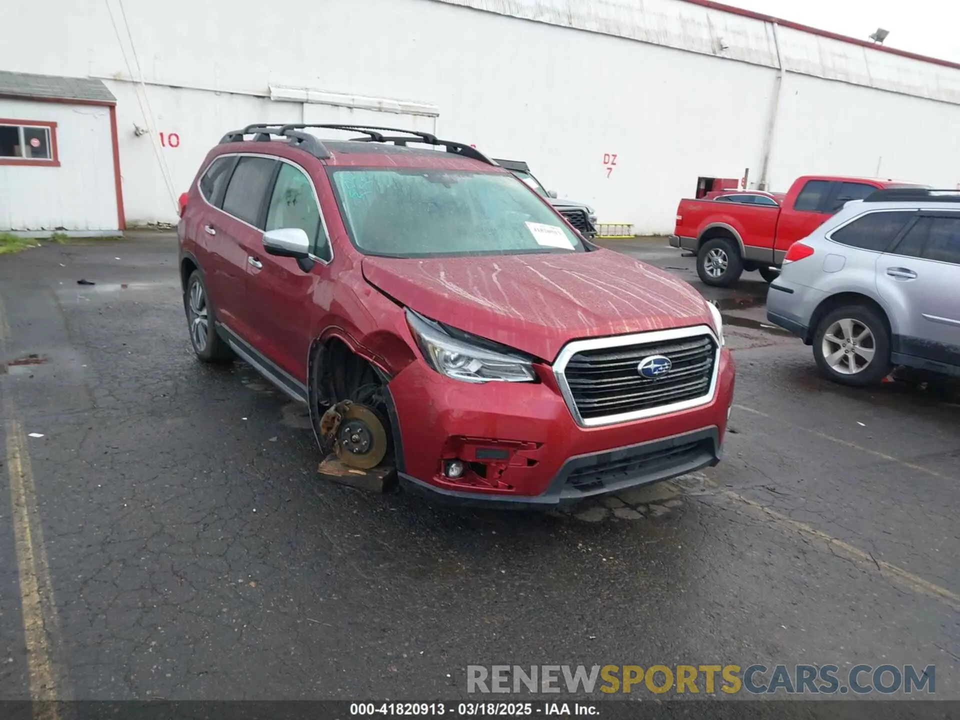 1 Photograph of a damaged car 4S4WMARD1K3432877 SUBARU ASCENT 2019