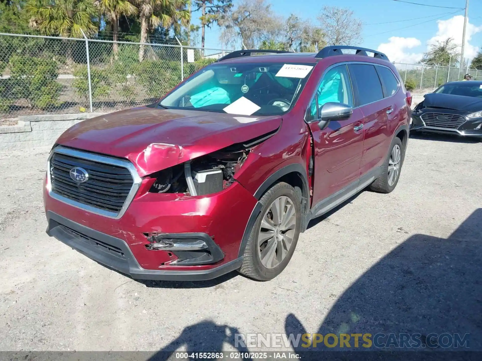 2 Photograph of a damaged car 4S4WMARD2K3414811 SUBARU ASCENT 2019