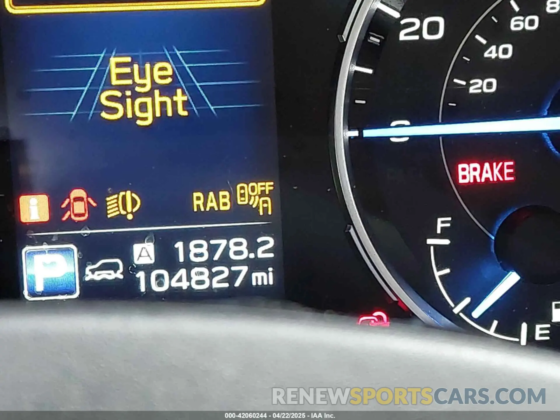 14 Photograph of a damaged car 4S4WMARD2K3418762 SUBARU ASCENT 2019