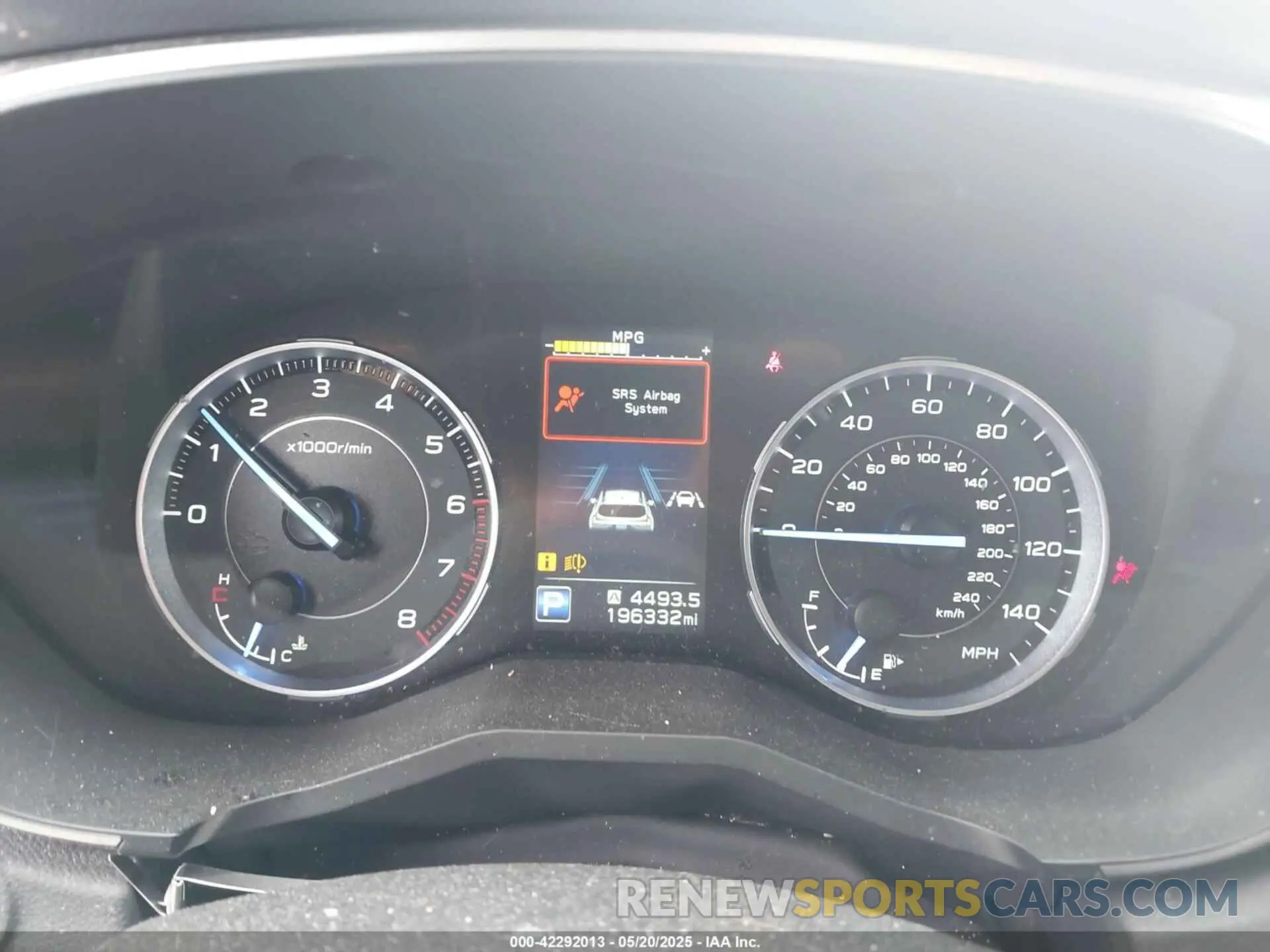 7 Photograph of a damaged car 4S4WMARD2K3430488 SUBARU ASCENT 2019