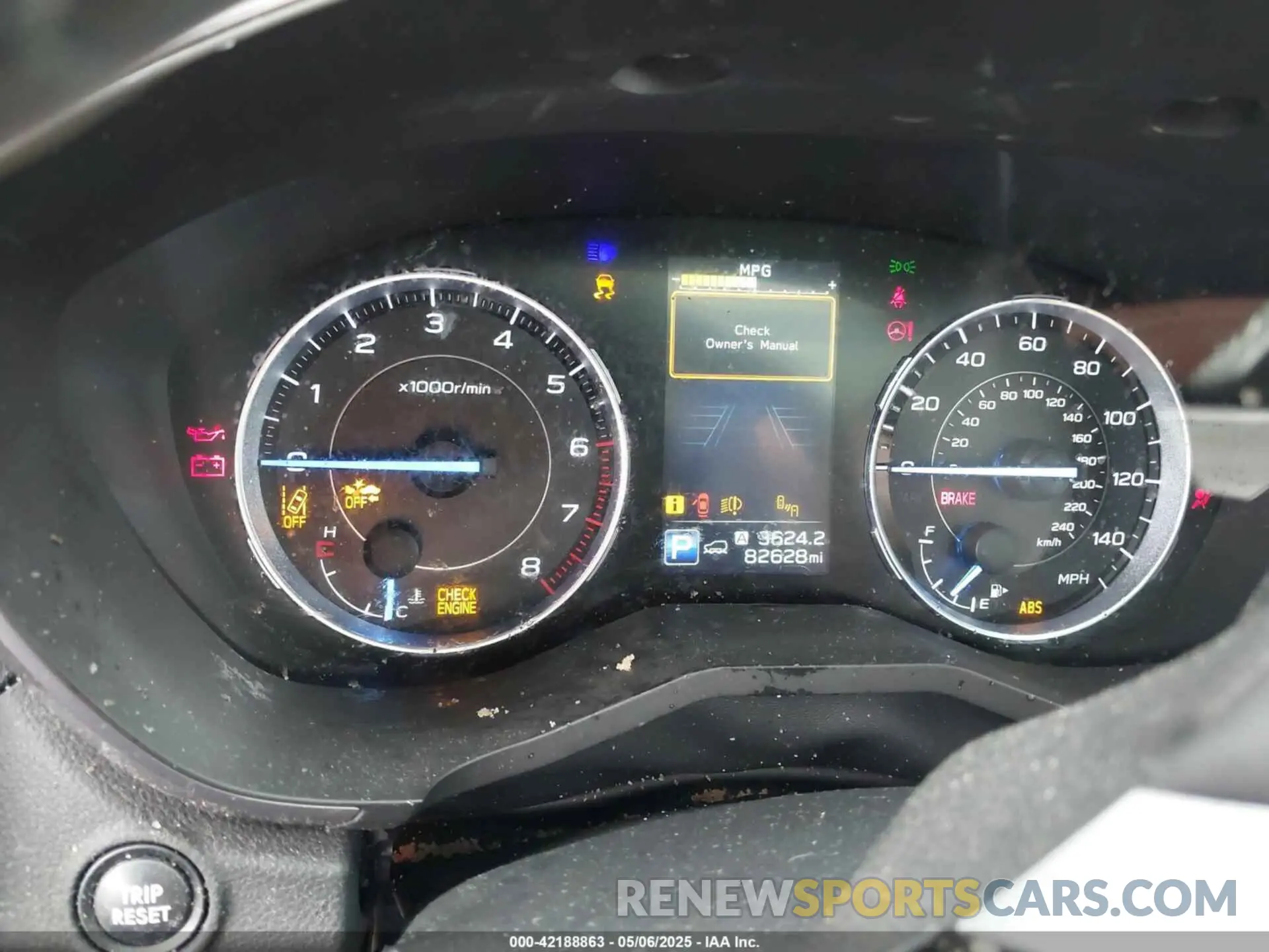 7 Photograph of a damaged car 4S4WMARD3K3445534 SUBARU ASCENT 2019