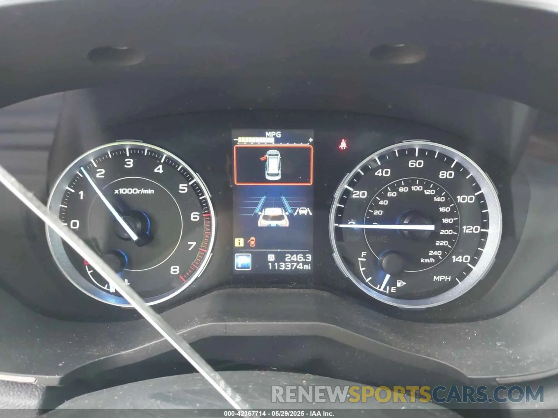 7 Photograph of a damaged car 4S4WMARD6K3446418 SUBARU ASCENT 2019