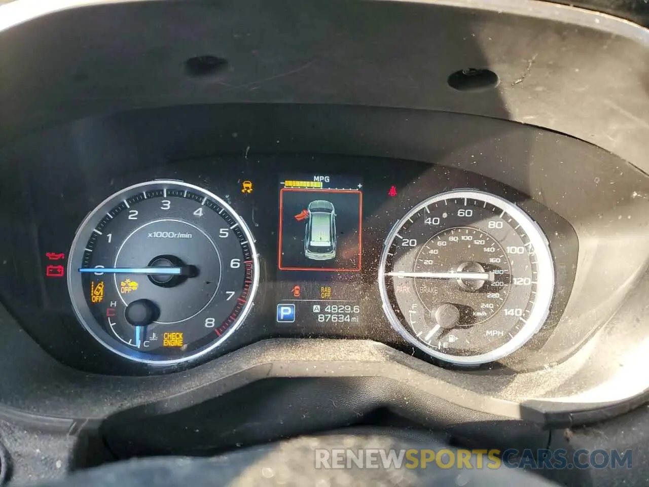 9 Photograph of a damaged car 4S4WMARD7K3481369 SUBARU ASCENT 2019