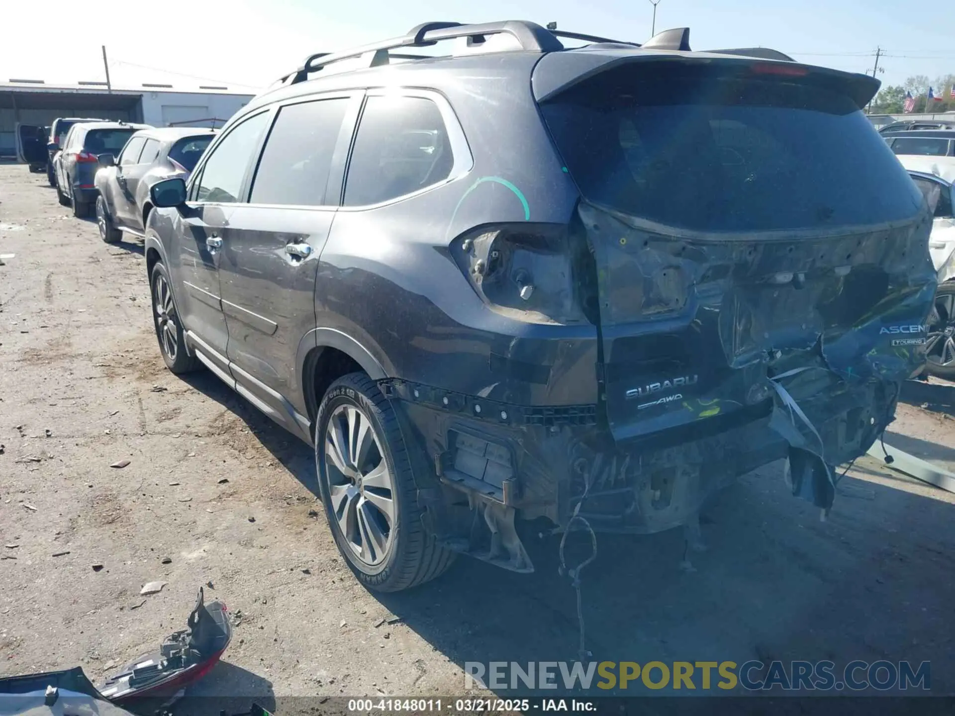 3 Photograph of a damaged car 4S4WMARD7K3483428 SUBARU ASCENT 2019