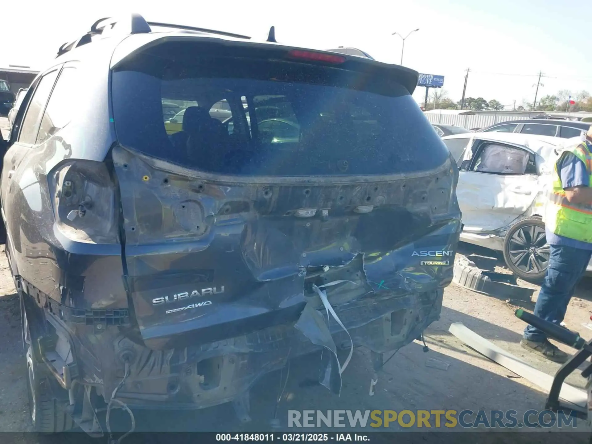 6 Photograph of a damaged car 4S4WMARD7K3483428 SUBARU ASCENT 2019