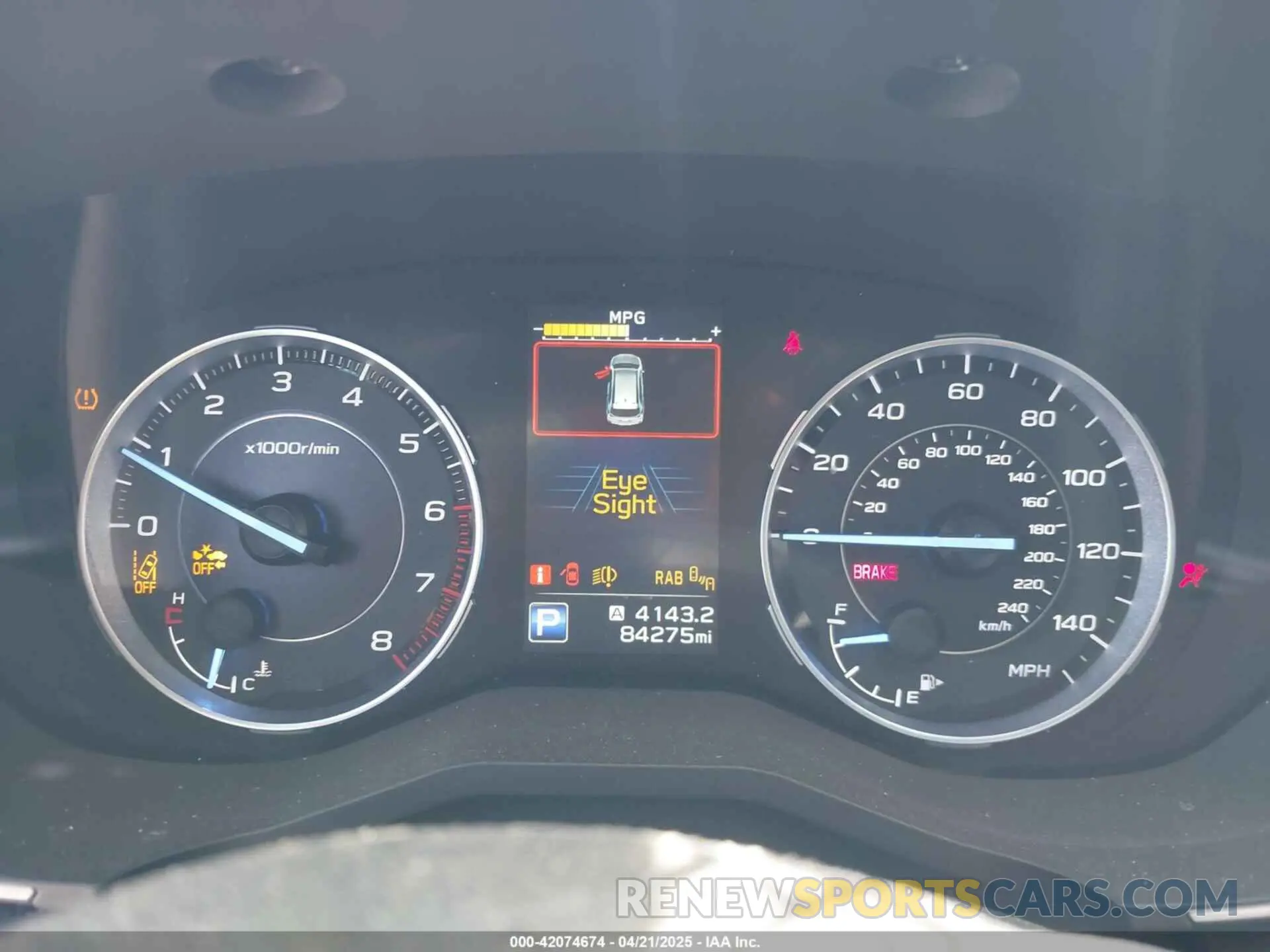 7 Photograph of a damaged car 4S4WMARD9K3465707 SUBARU ASCENT 2019
