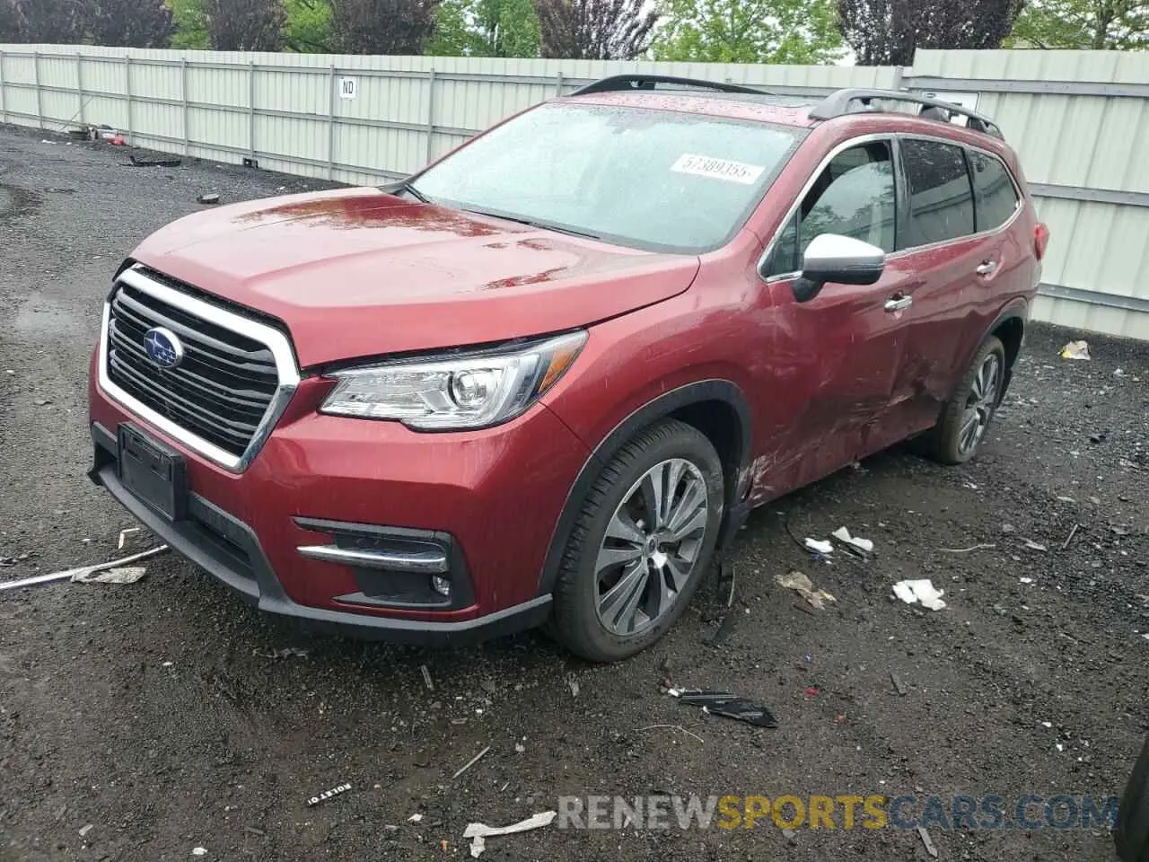 1 Photograph of a damaged car 4S4WMARD9K3466954 SUBARU ASCENT 2019