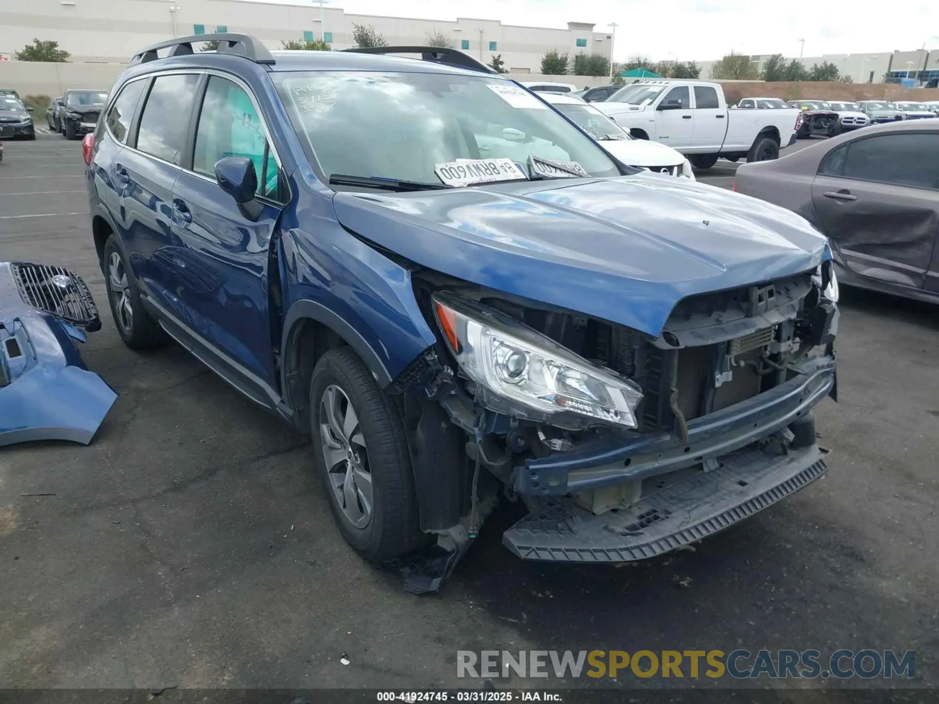 1 Photograph of a damaged car 4S4WMACD8L3478829 SUBARU ASCENT 2020