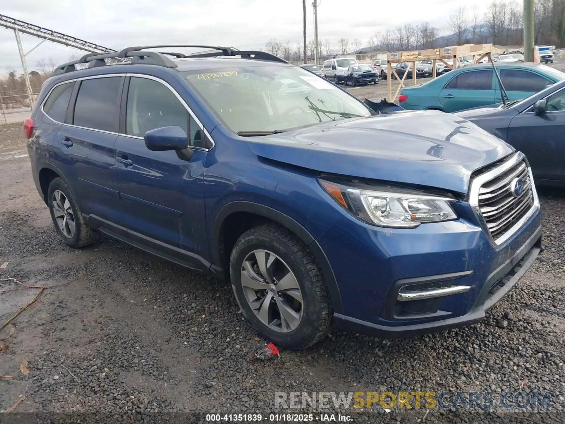 1 Photograph of a damaged car 4S4WMAFD3L3463912 SUBARU ASCENT 2020