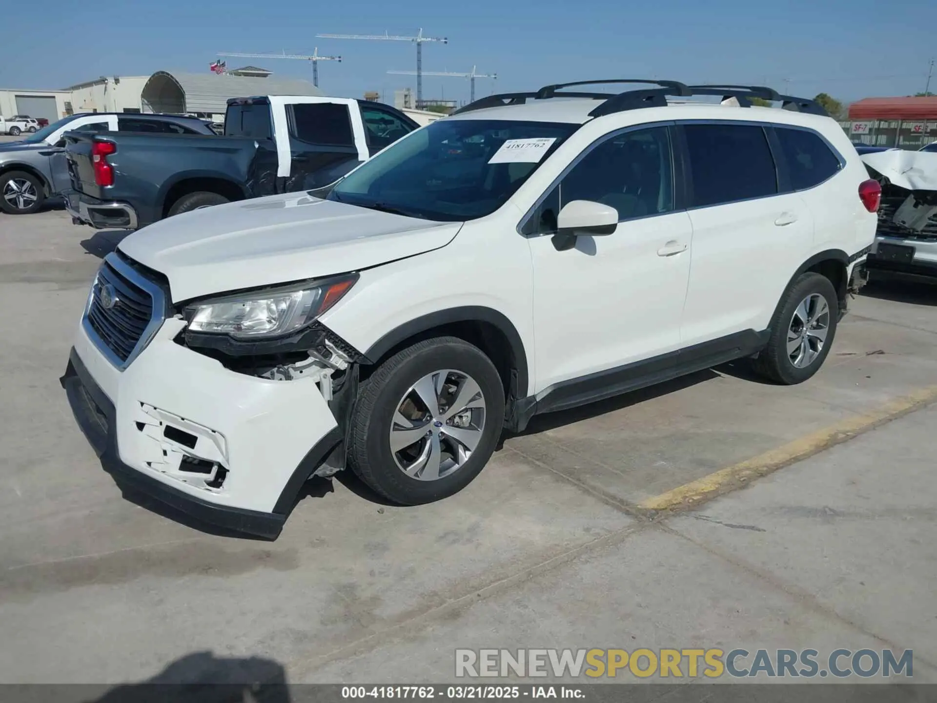 2 Photograph of a damaged car 4S4WMAFD5L3401346 SUBARU ASCENT 2020
