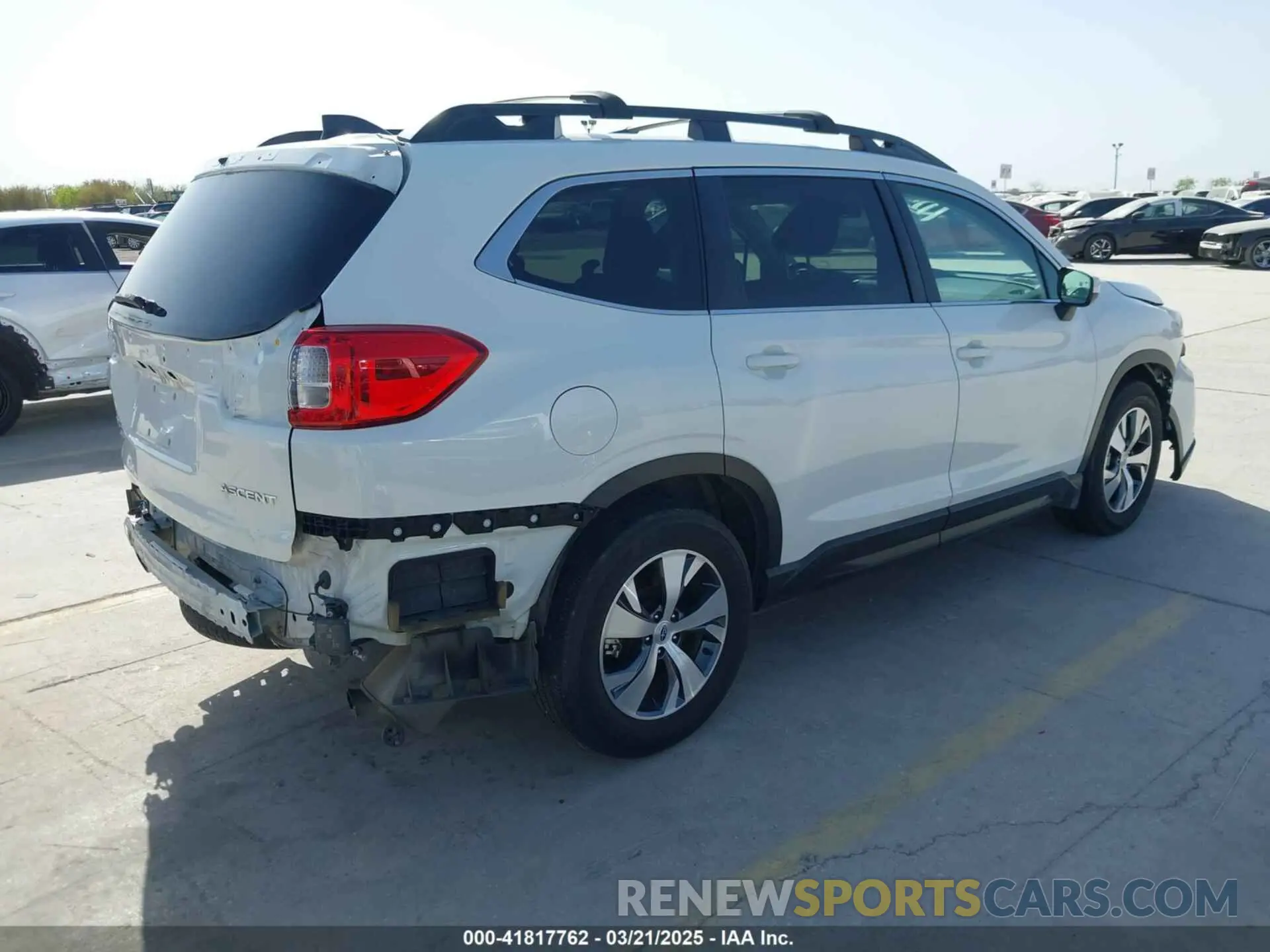 4 Photograph of a damaged car 4S4WMAFD5L3401346 SUBARU ASCENT 2020