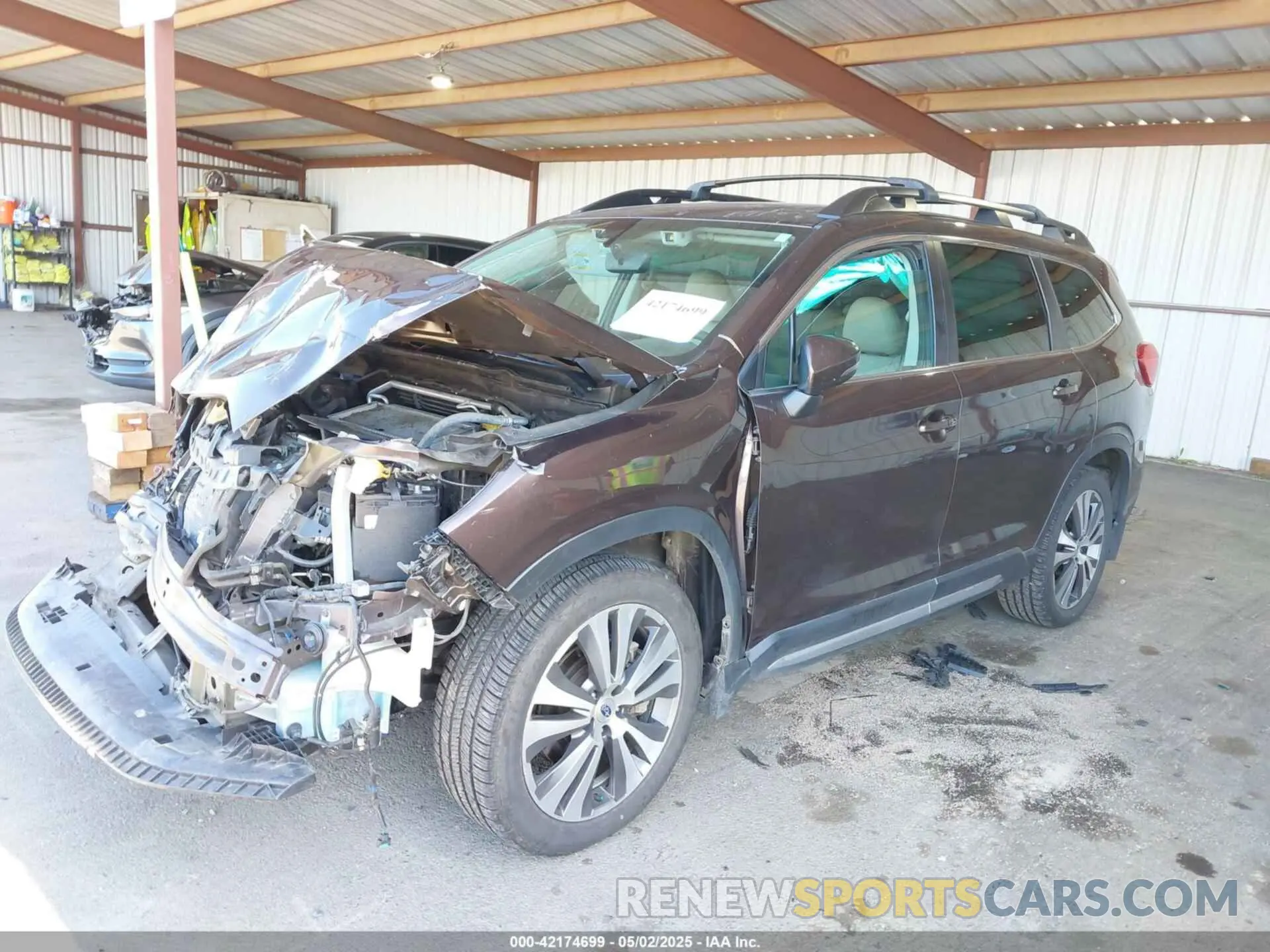 2 Photograph of a damaged car 4S4WMAJD3L3407914 SUBARU ASCENT 2020