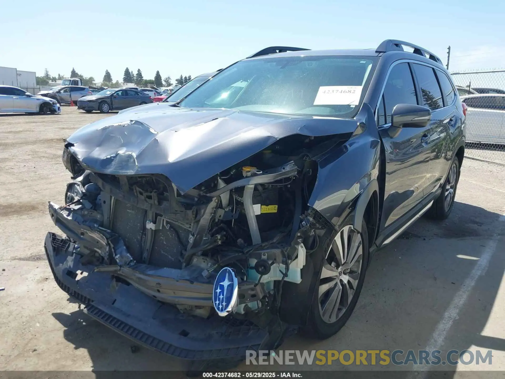 2 Photograph of a damaged car 4S4WMALD3L3477880 SUBARU ASCENT 2020