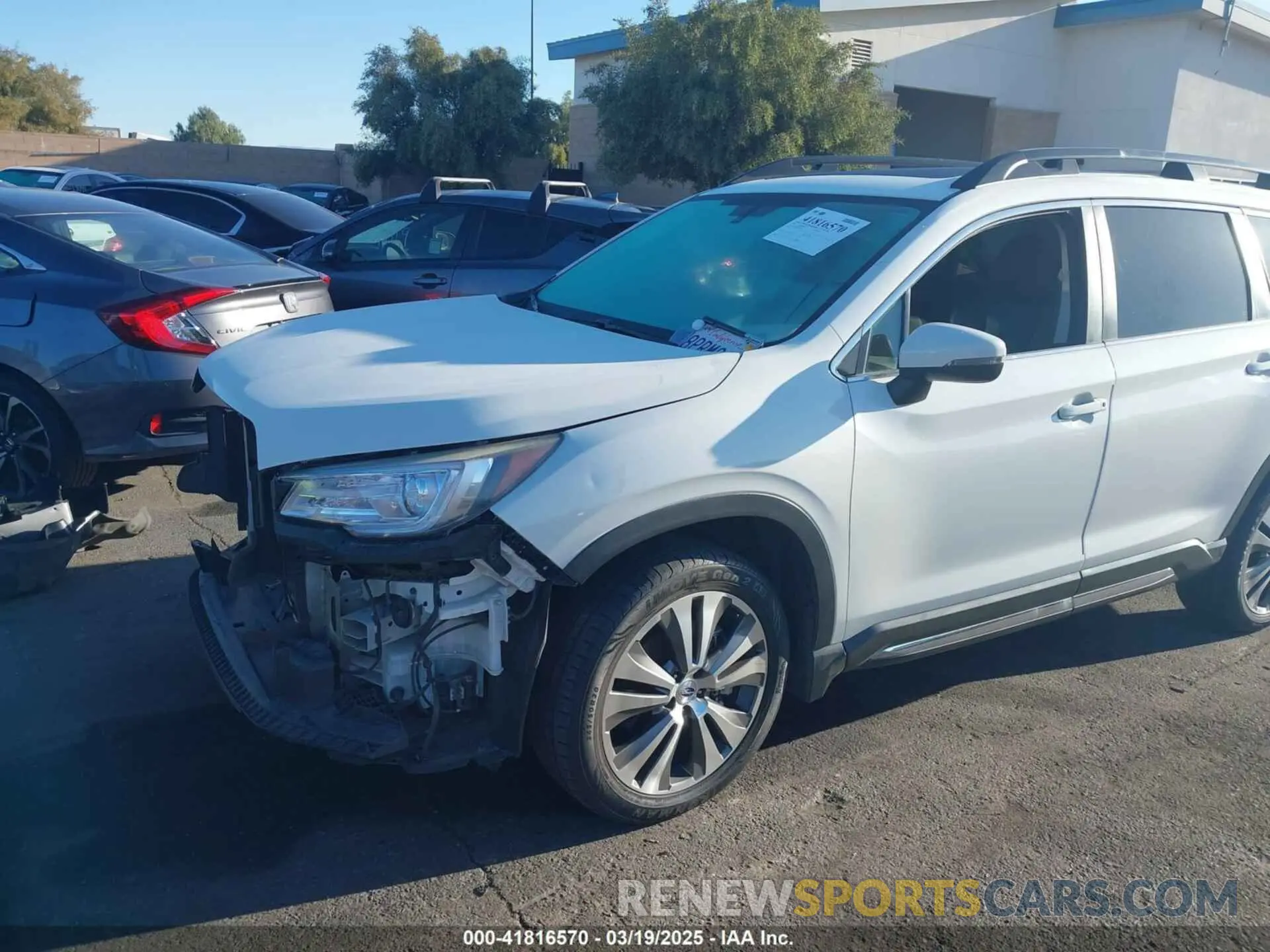 2 Photograph of a damaged car 4S4WMAPD4L3451136 SUBARU ASCENT 2020