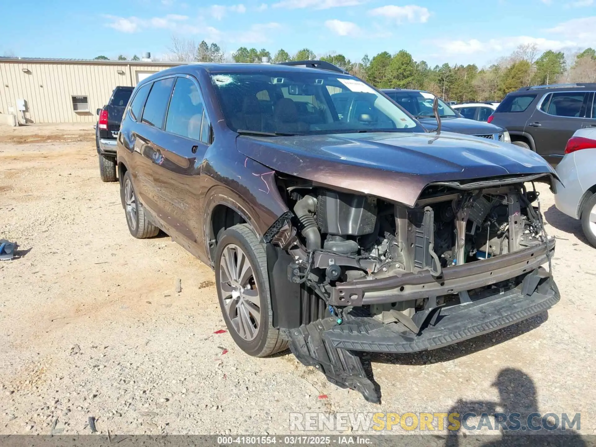 1 Photograph of a damaged car 4S4WMARD4L3475269 SUBARU ASCENT 2020