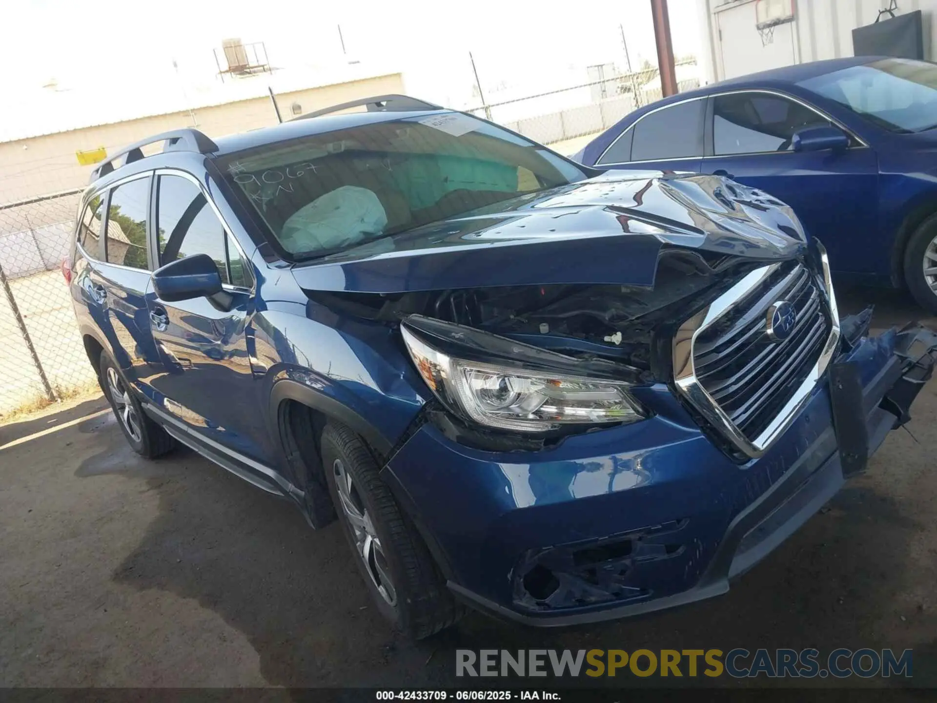 1 Photograph of a damaged car 4S4WMAFD2M3419062 SUBARU ASCENT 2021