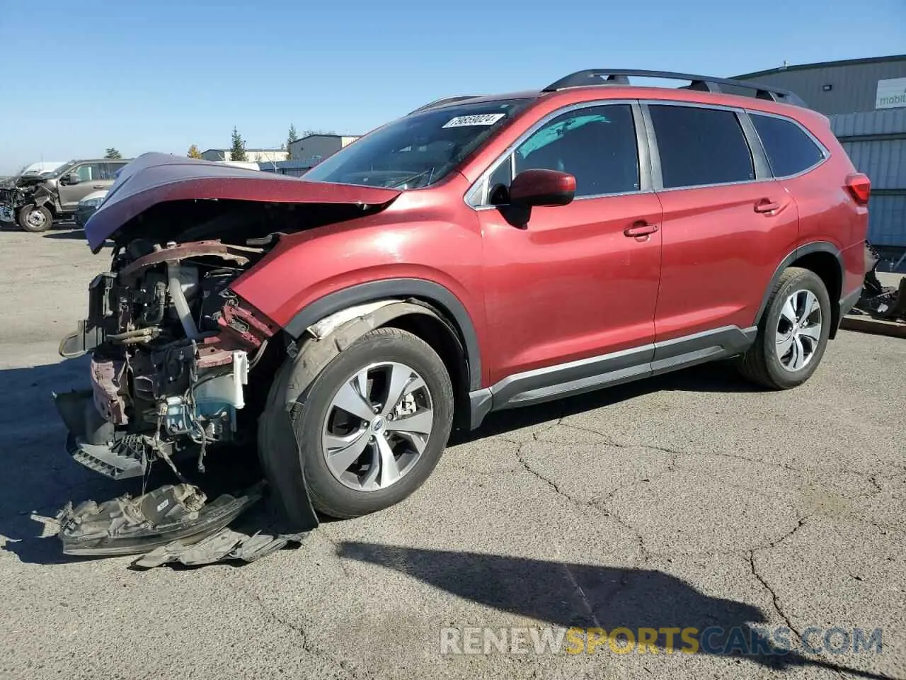 1 Photograph of a damaged car 4S4WMAFD5M3436308 SUBARU ASCENT 2021