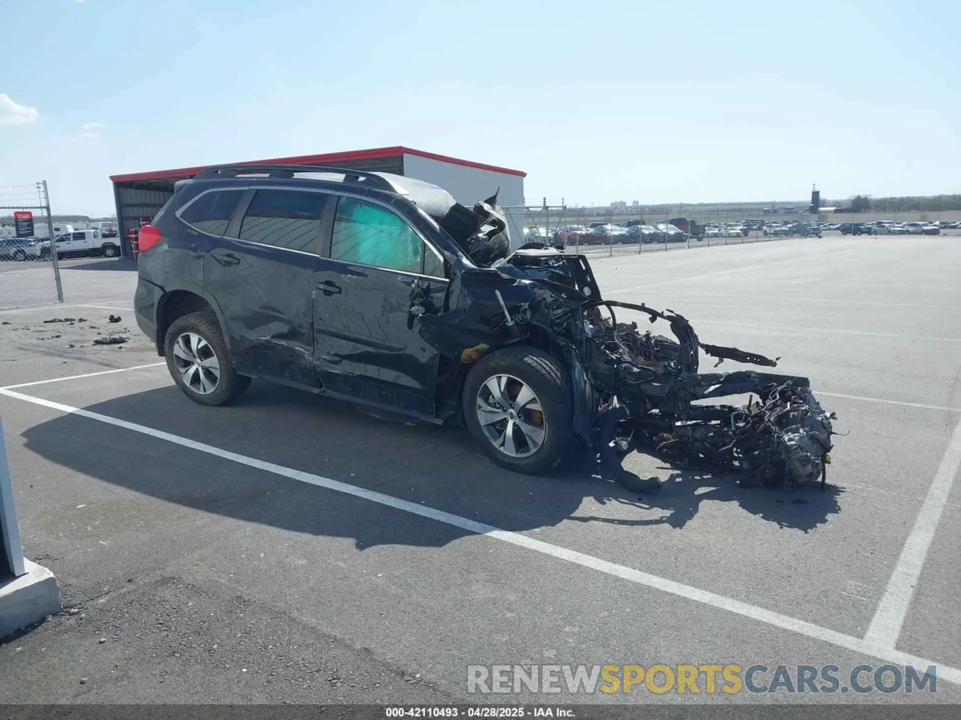 1 Photograph of a damaged car 4S4WMAFD5M3462245 SUBARU ASCENT 2021
