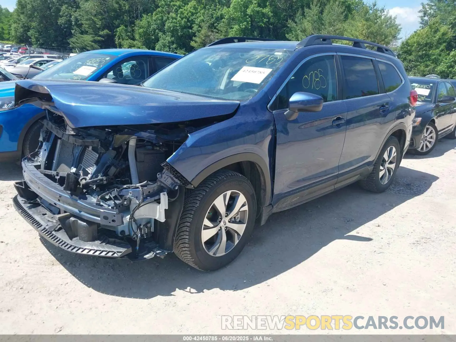 2 Photograph of a damaged car 4S4WMAFD6M3428461 SUBARU ASCENT 2021