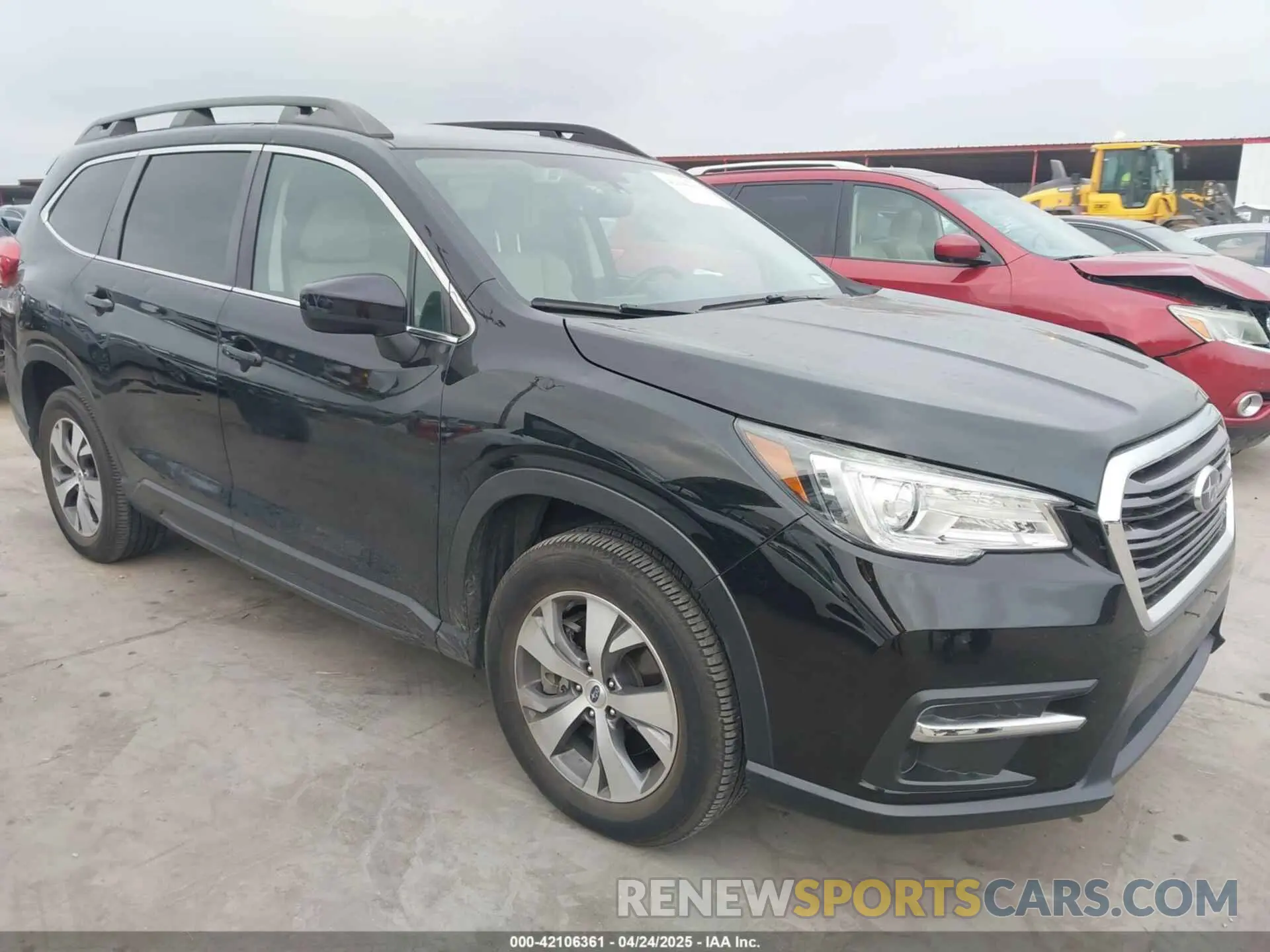 1 Photograph of a damaged car 4S4WMAFD8M3433564 SUBARU ASCENT 2021