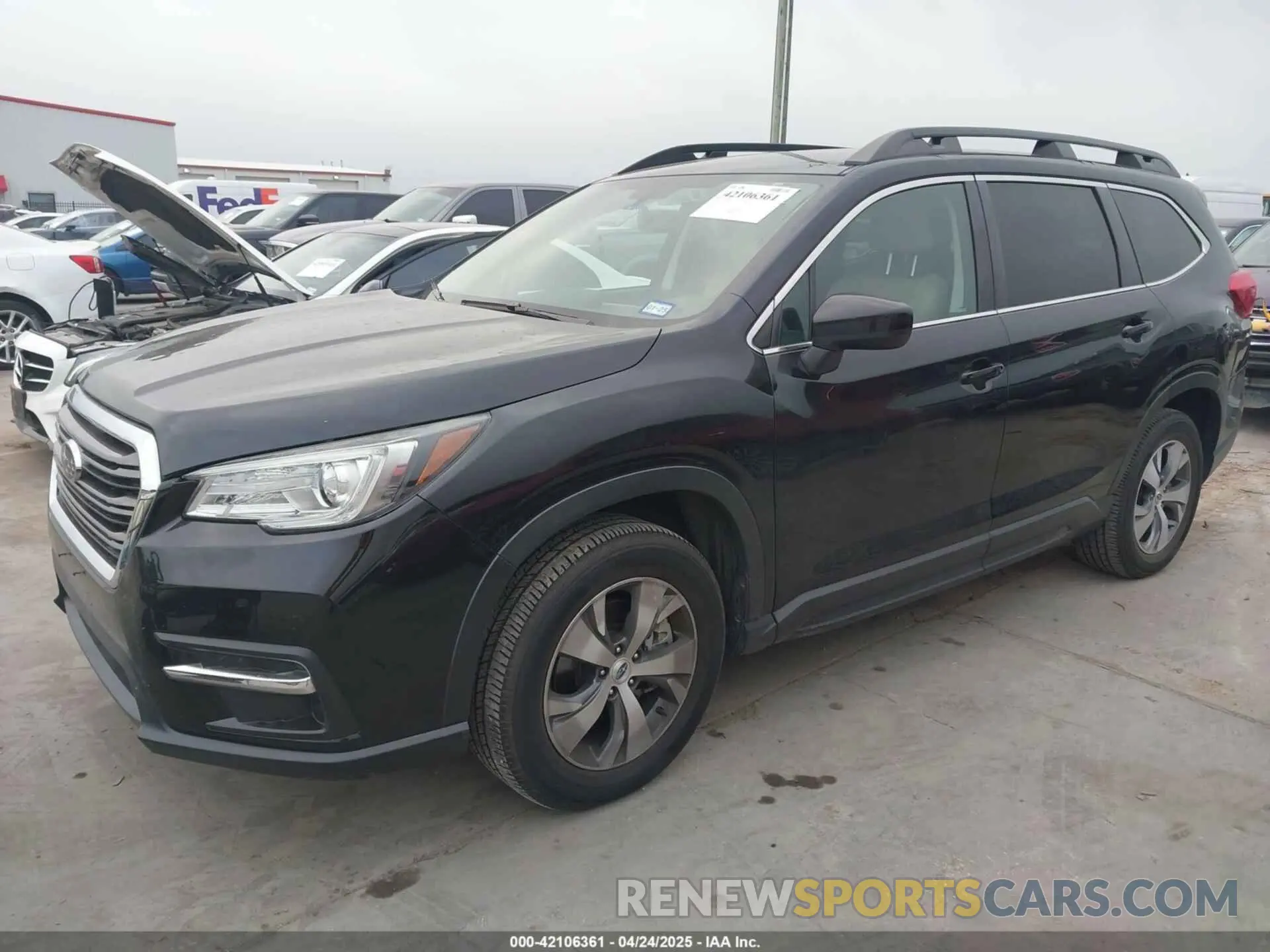 2 Photograph of a damaged car 4S4WMAFD8M3433564 SUBARU ASCENT 2021
