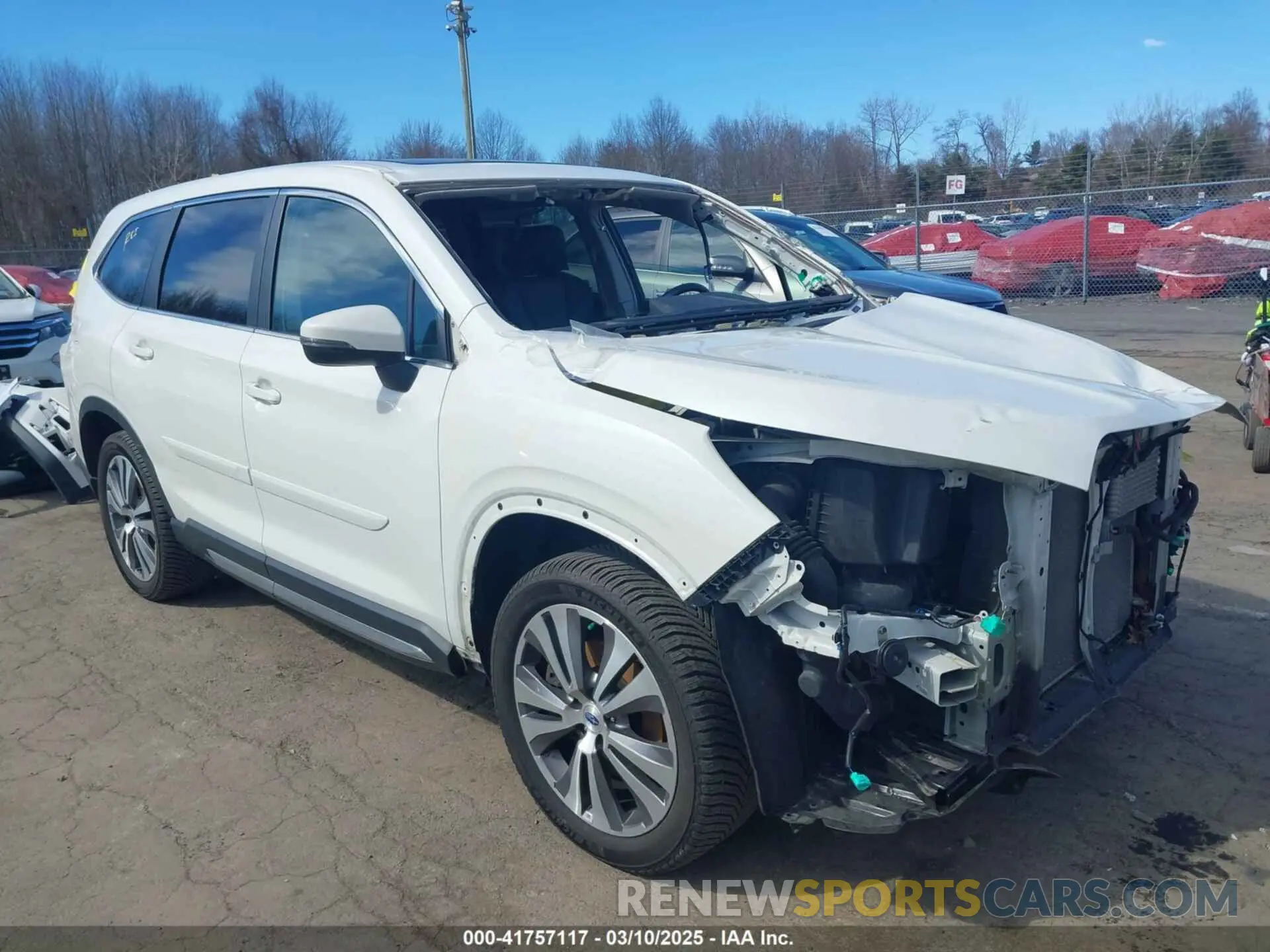 1 Photograph of a damaged car 4S4WMALD1M3403987 SUBARU ASCENT 2021