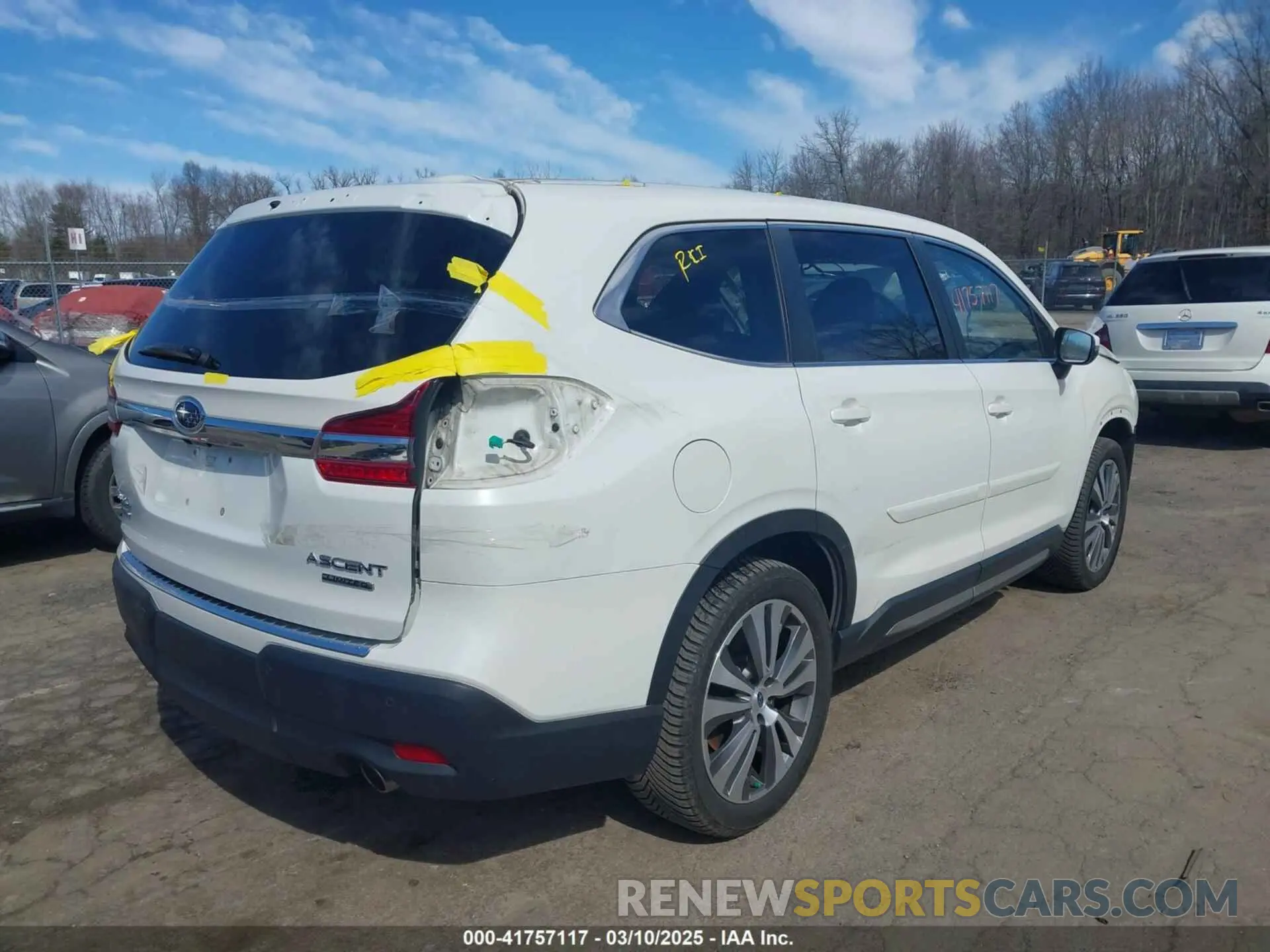 4 Photograph of a damaged car 4S4WMALD1M3403987 SUBARU ASCENT 2021