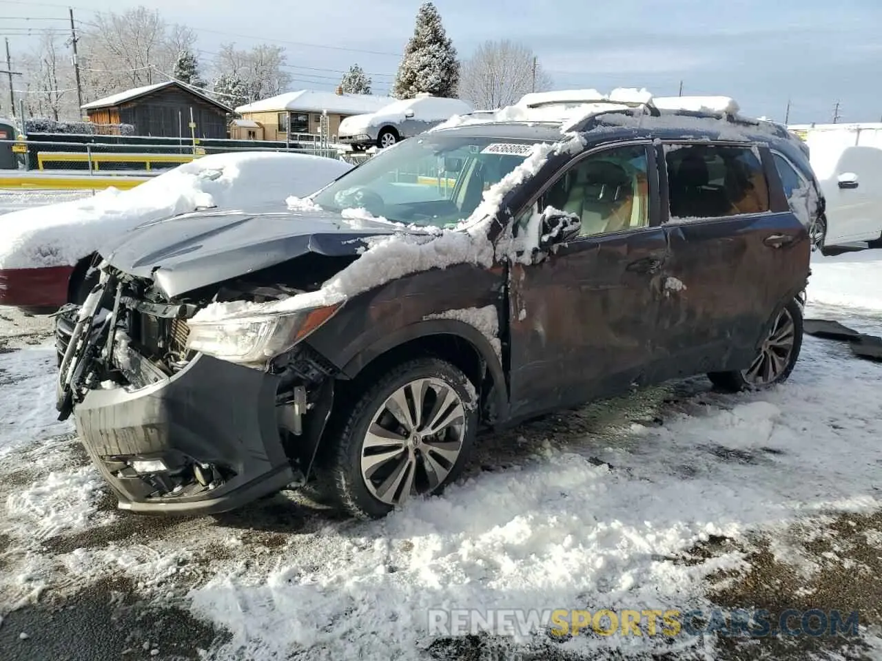 1 Photograph of a damaged car 4S4WMALD3M3447294 SUBARU ASCENT 2021