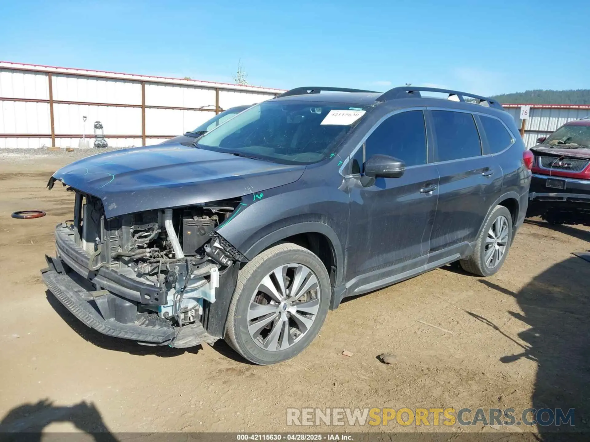 2 Photograph of a damaged car 4S4WMAMD0M3427518 SUBARU ASCENT 2021