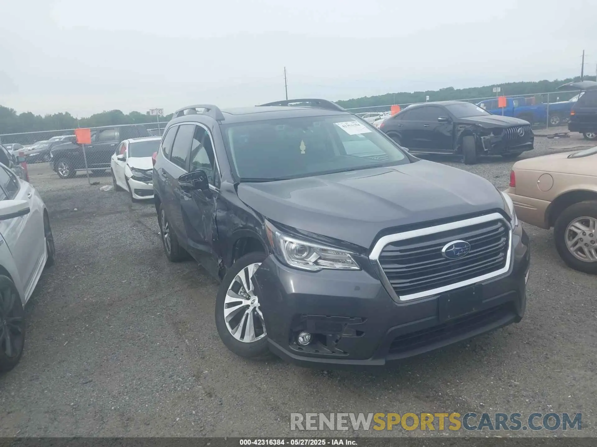 1 Photograph of a damaged car 4S4WMAPD3M3465966 SUBARU ASCENT 2021