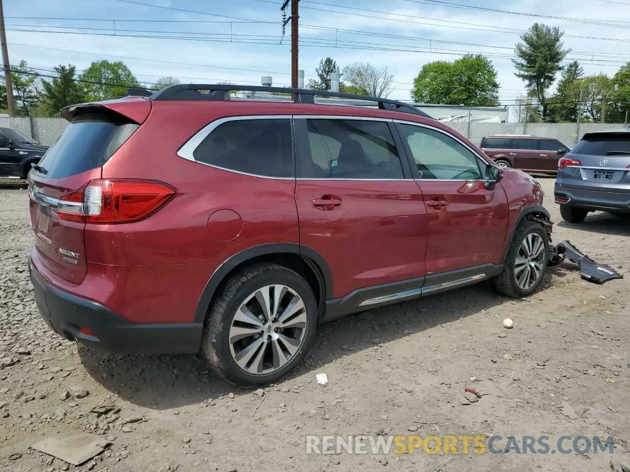 3 Photograph of a damaged car 4S4WMAPD5M3465399 SUBARU ASCENT 2021
