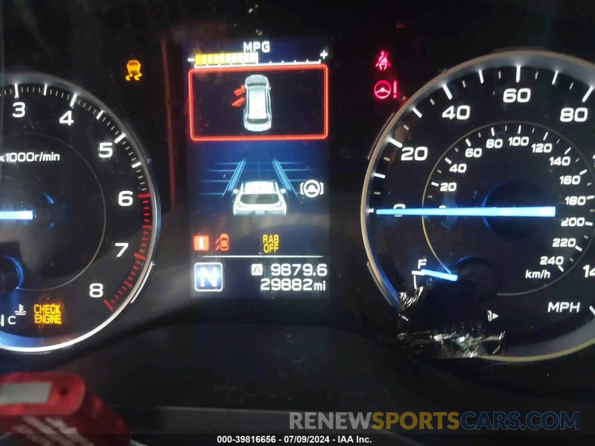 7 Photograph of a damaged car 4S4WMAPD8M3467180 SUBARU ASCENT 2021