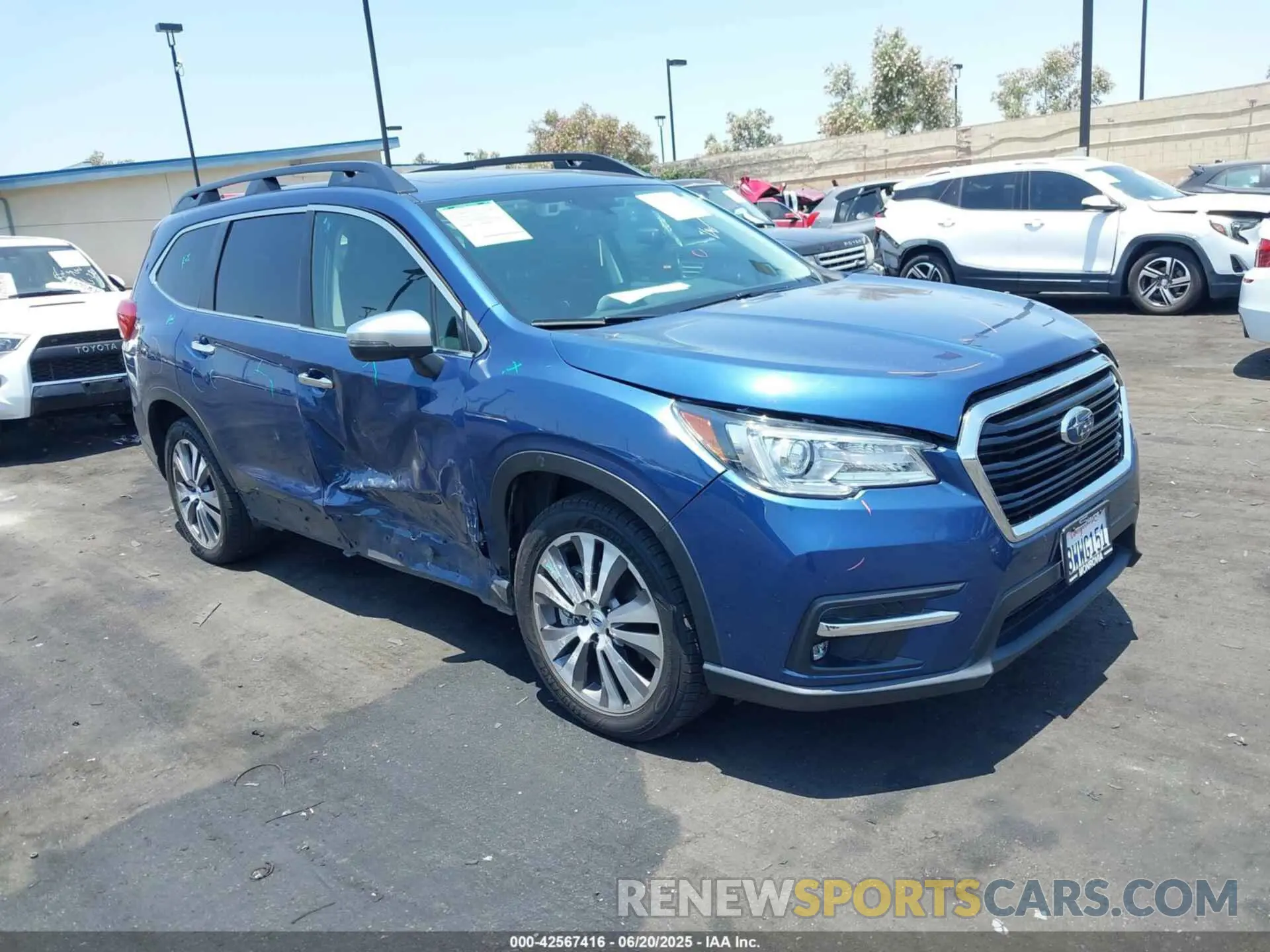 1 Photograph of a damaged car 4S4WMARDXM3453181 SUBARU ASCENT 2021