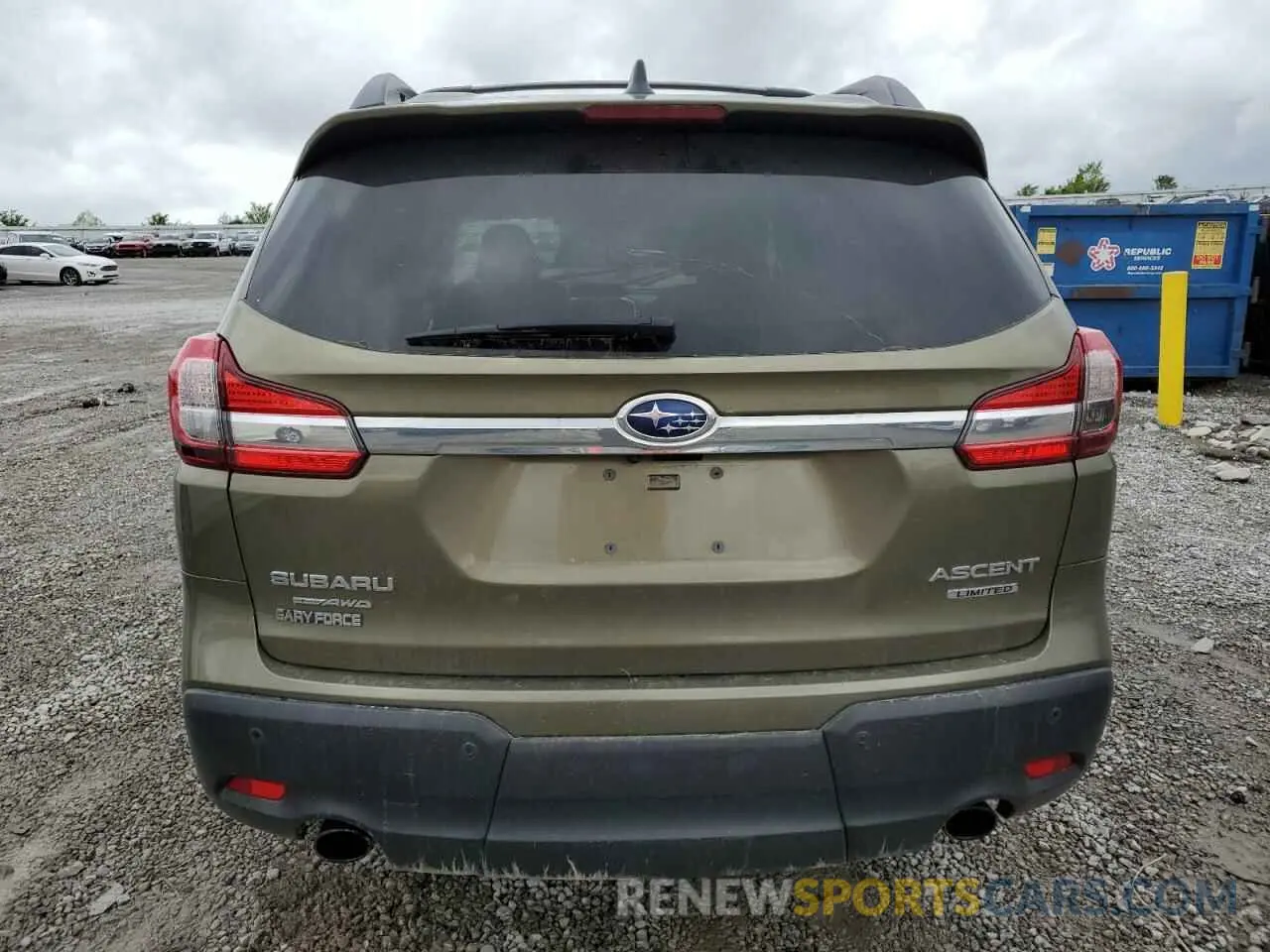 6 Photograph of a damaged car 4S4WMALD2N3430102 SUBARU ASCENT 2022