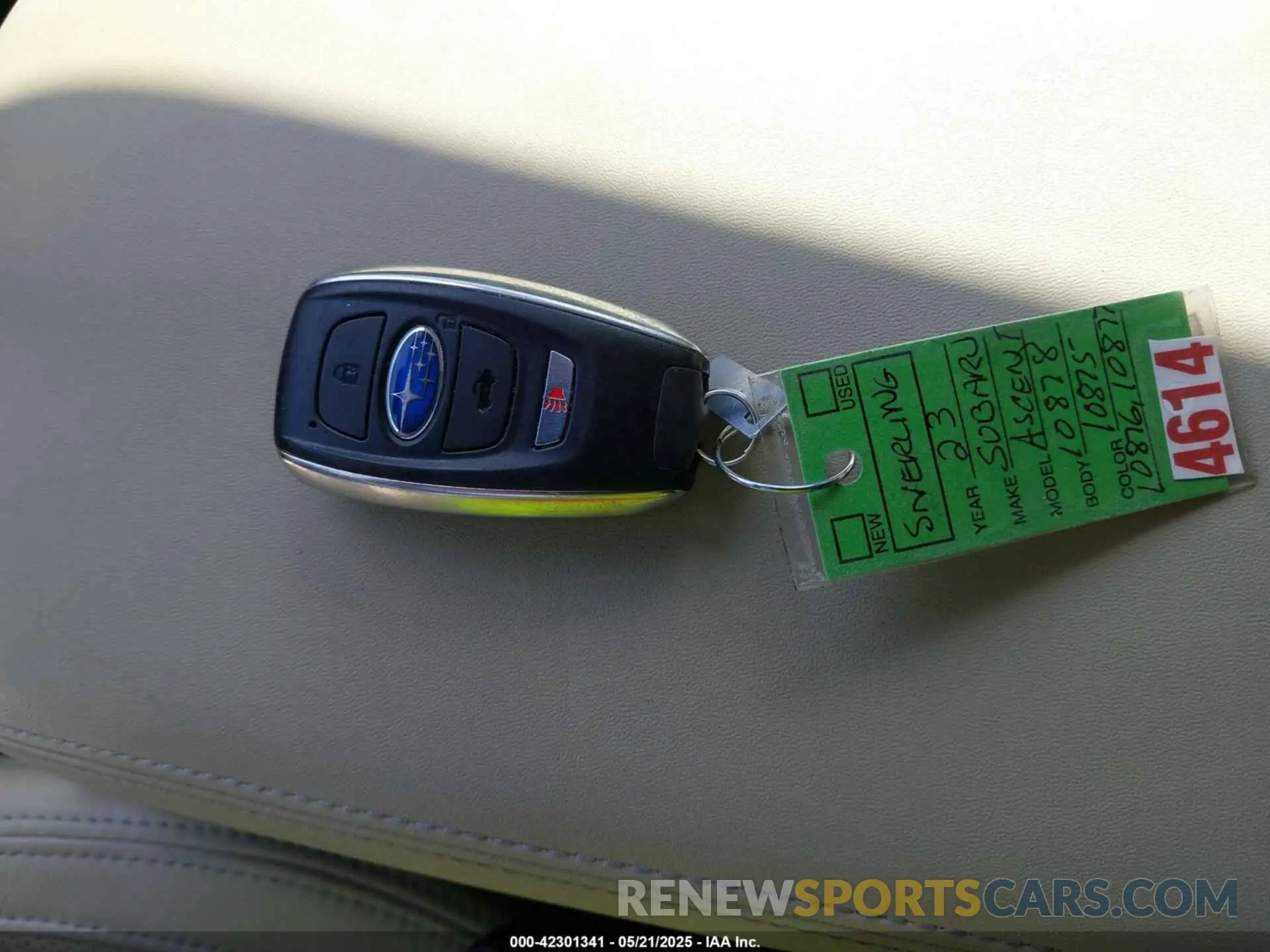 11 Photograph of a damaged car 4S4WMAND5P3419482 SUBARU ASCENT 2023