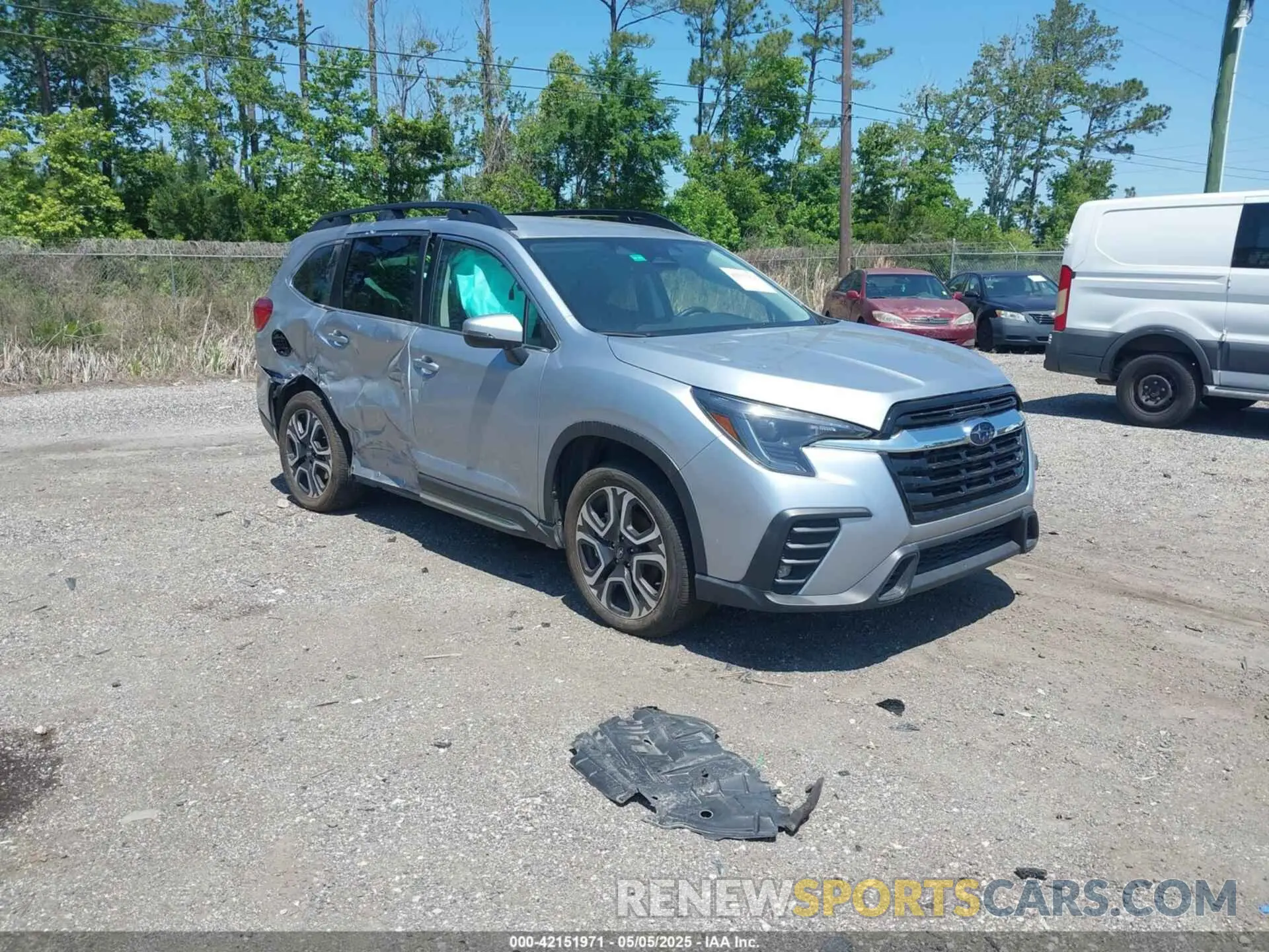 1 Photograph of a damaged car 4S4WMASDXP3424195 SUBARU ASCENT 2023