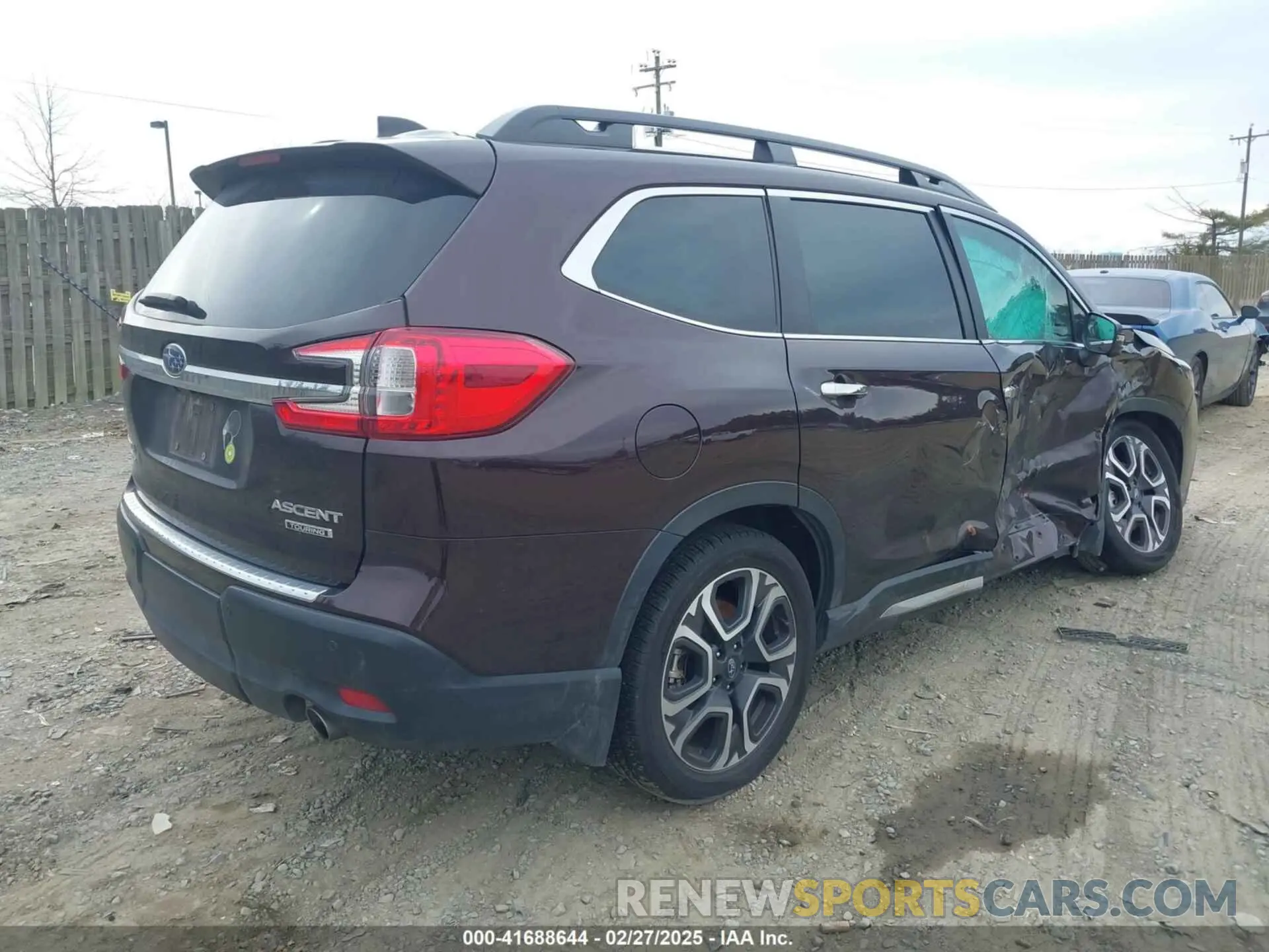 4 Photograph of a damaged car 4S4WMAWD4P3432092 SUBARU ASCENT 2023