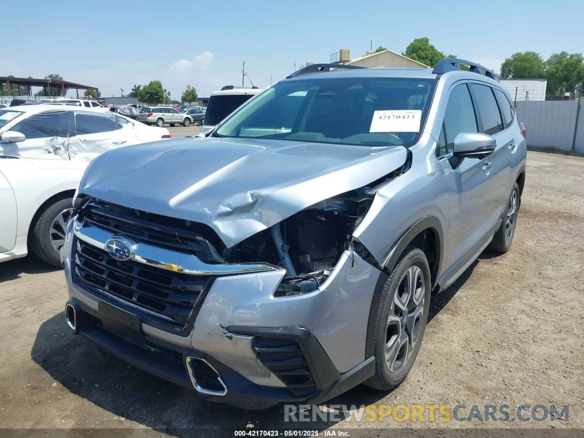 2 Photograph of a damaged car 4S4WMAWD7P3443989 SUBARU ASCENT 2023